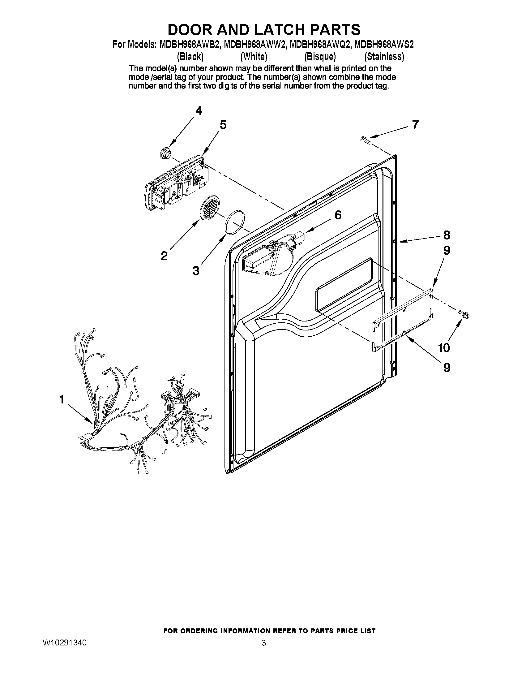 03 - DOOR AND LATCH PARTS