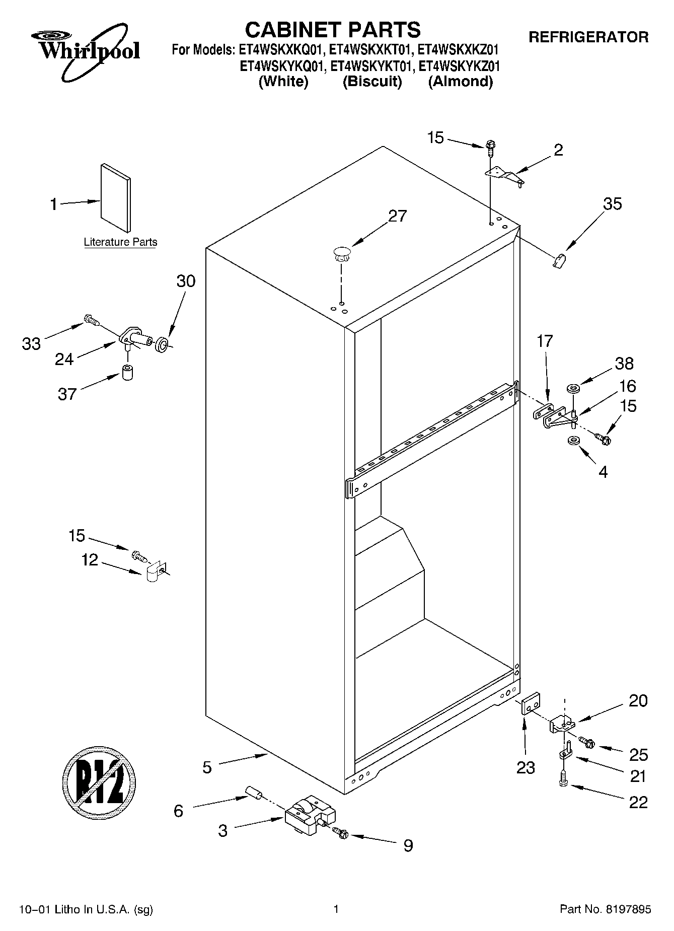 01 - CABINET, LITERATURE