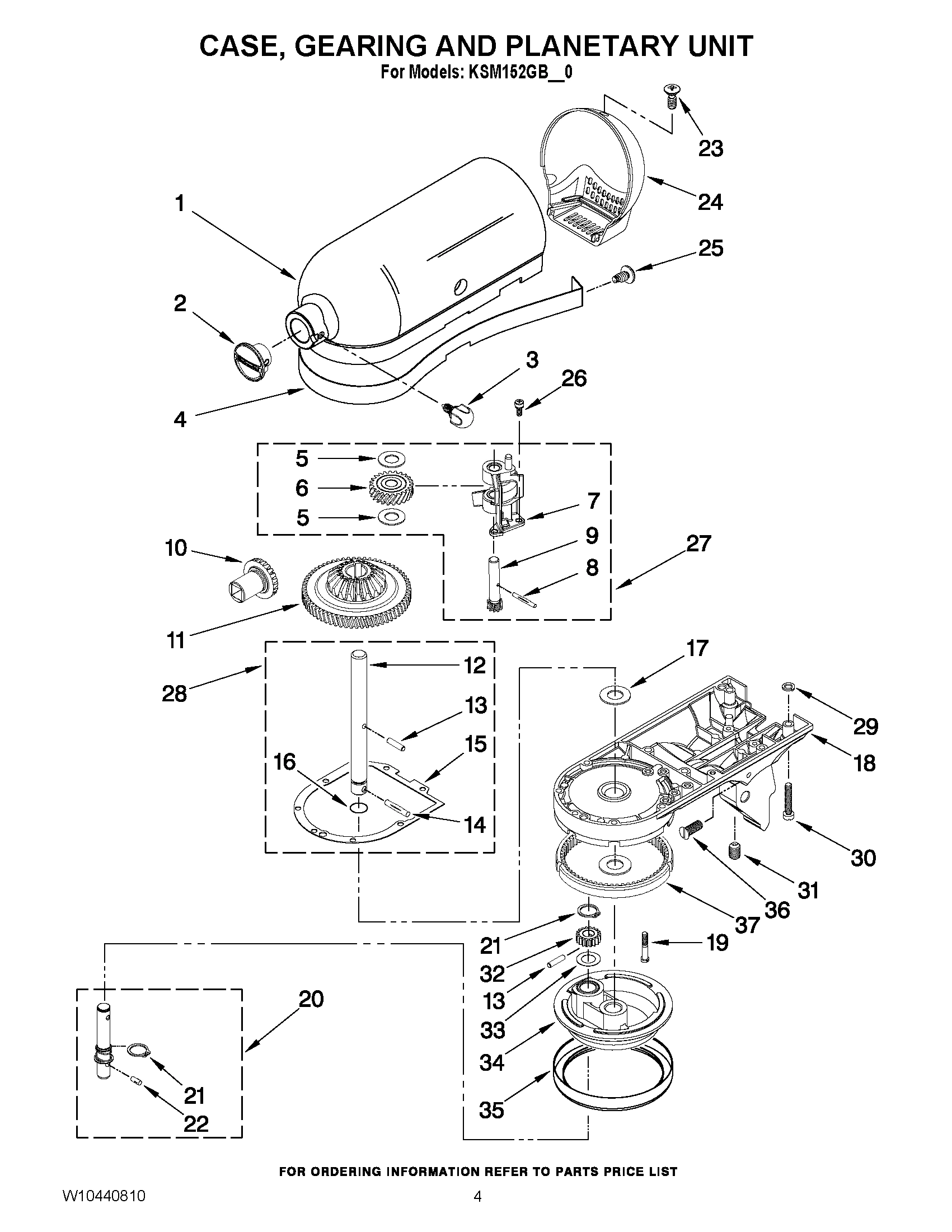02 - CASE, GEARING AND PLANETARY UNIT