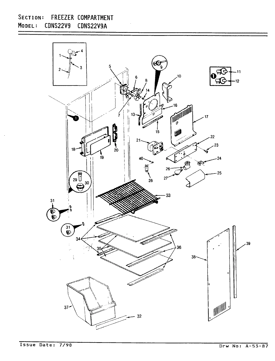 01 - FREEZER COMPARTMENT