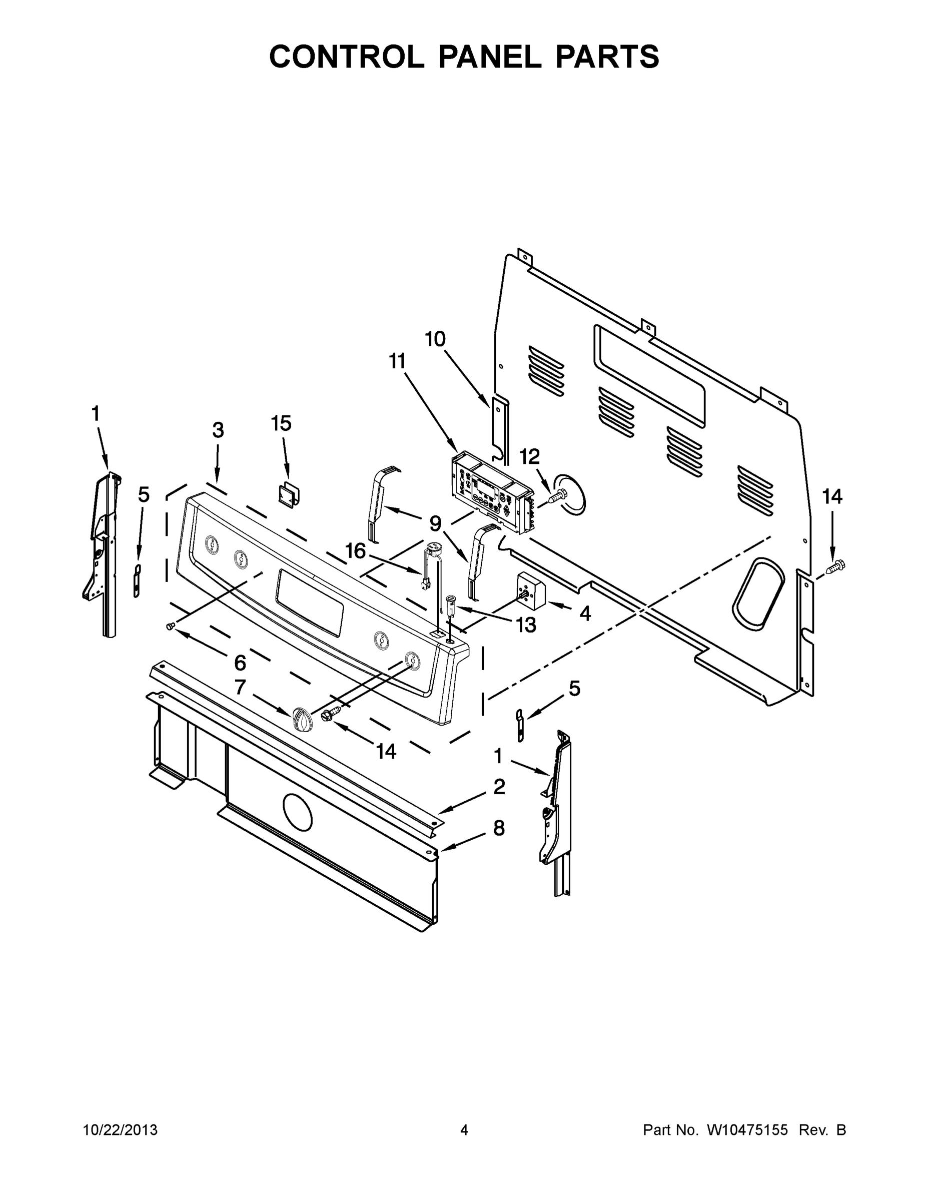 03 - CONTROL PANEL PARTS