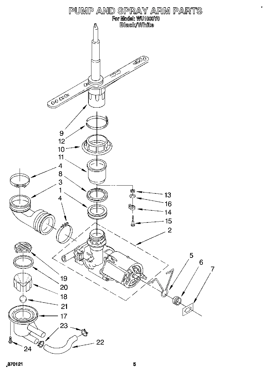 04 - PUMP AND SPRAY ARM