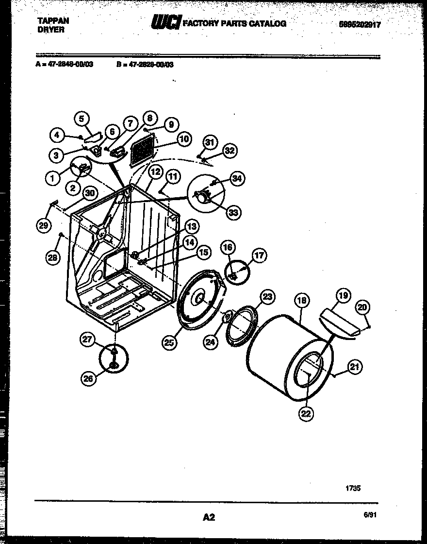 02 - CABINET AND COMPONENT PARTS