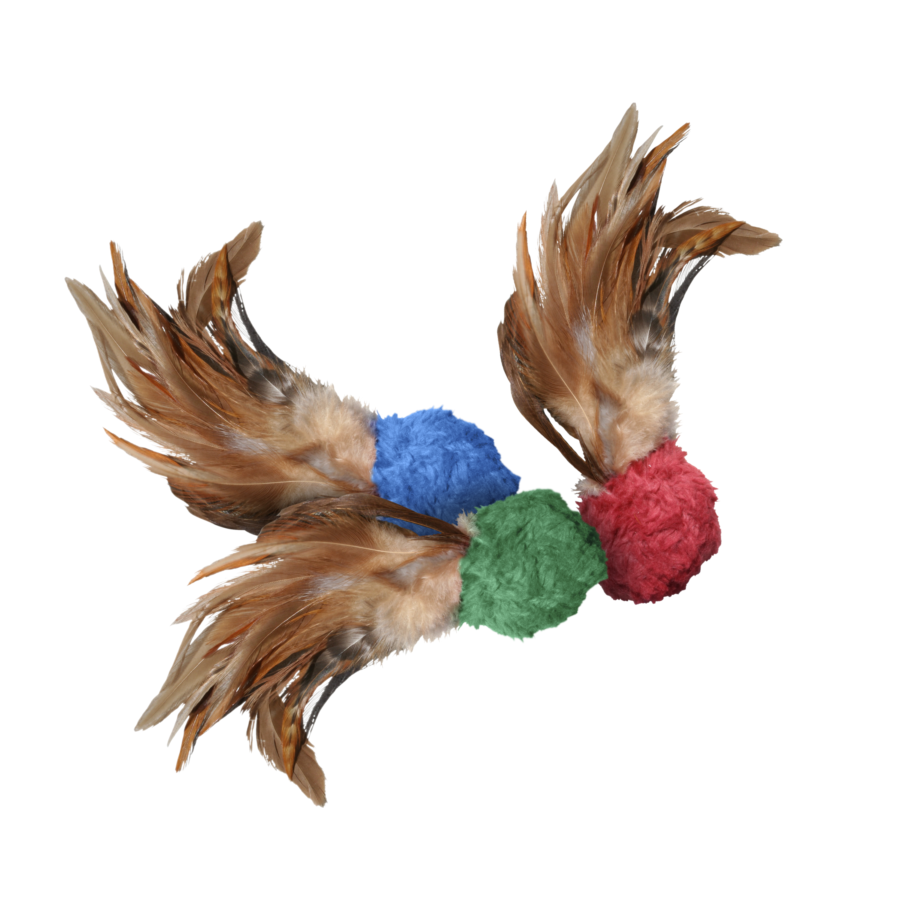 Naturals Crinkle Ball w/Feathers offpack imagen de producto