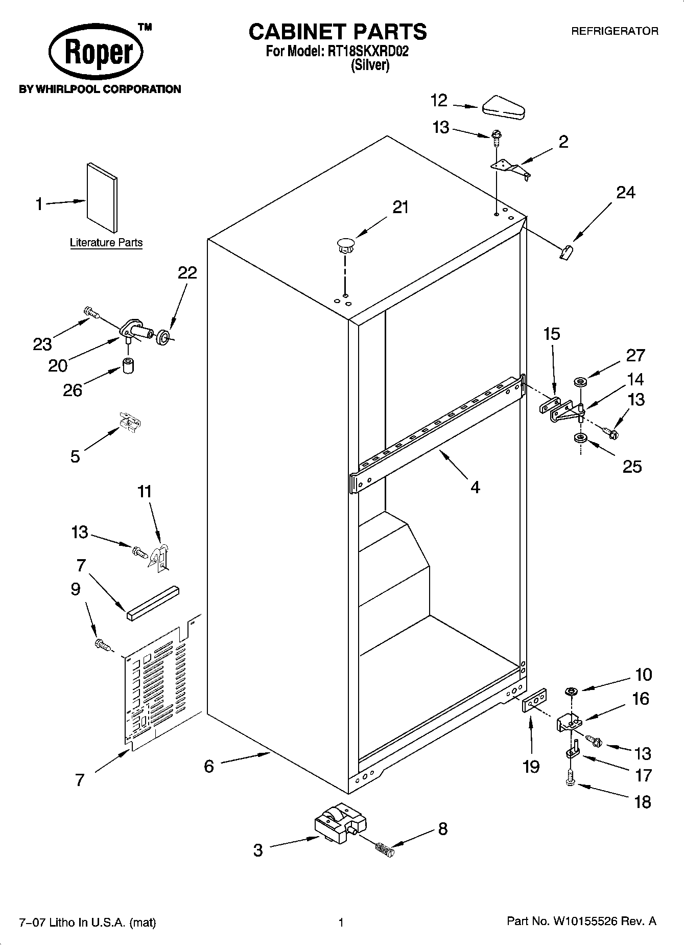 01 - CABINET PARTS