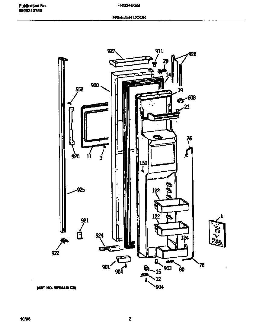 02 - FREEZER DOOR