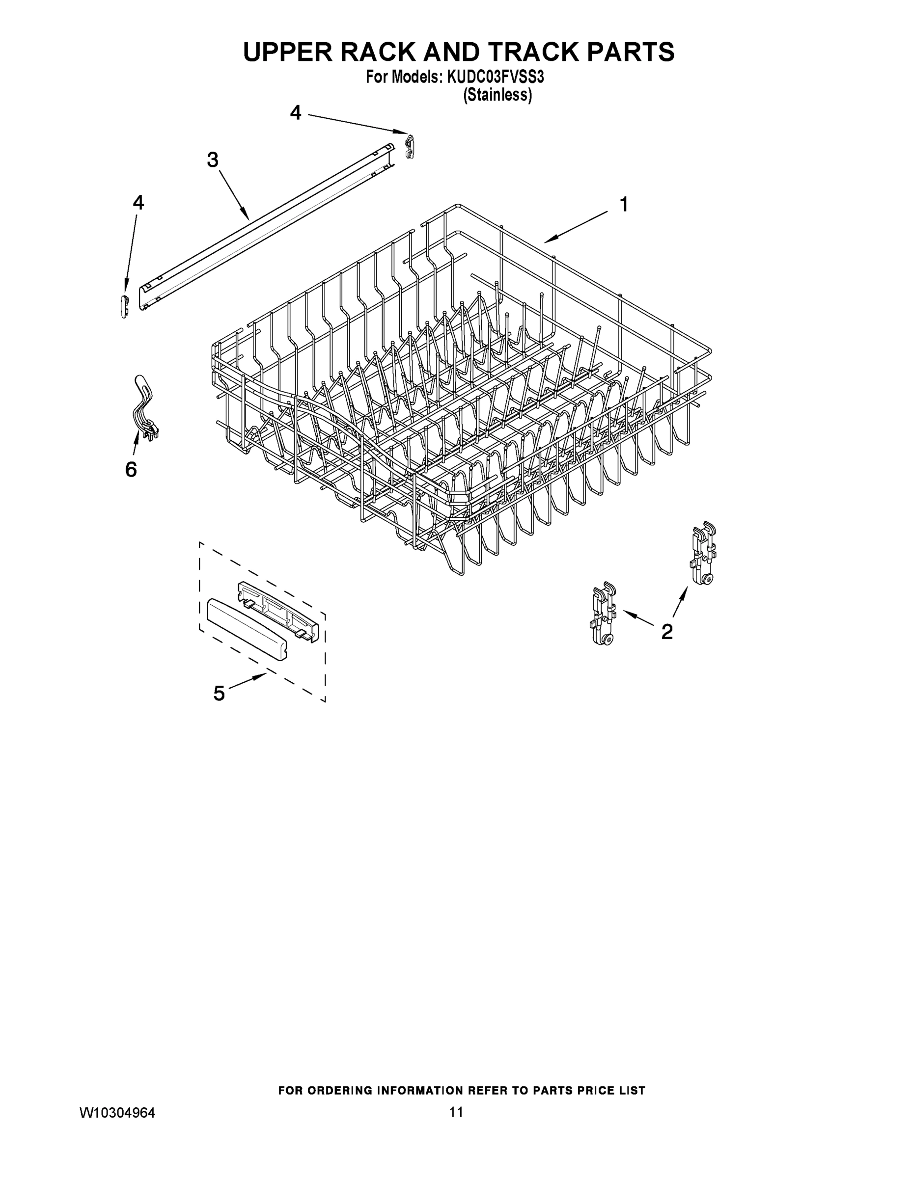 09 - UPPER RACK AND TRACK PARTS
