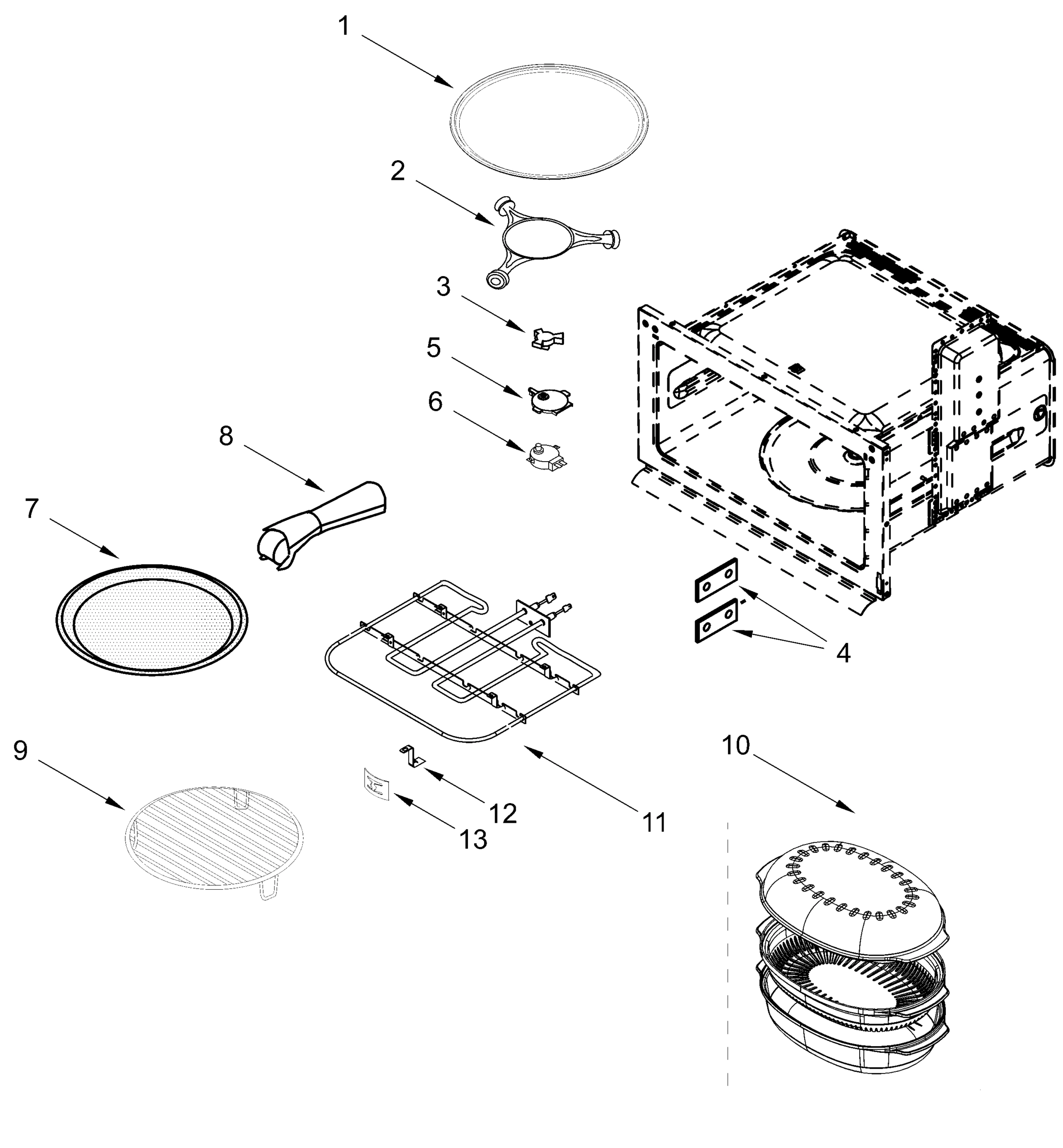 INTERNAL MICROWAVE PARTS