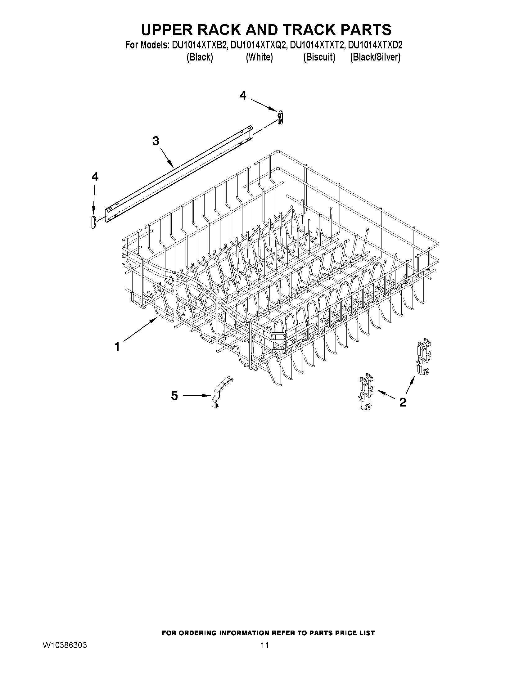 09 - UPPER RACK AND TRACK PARTS