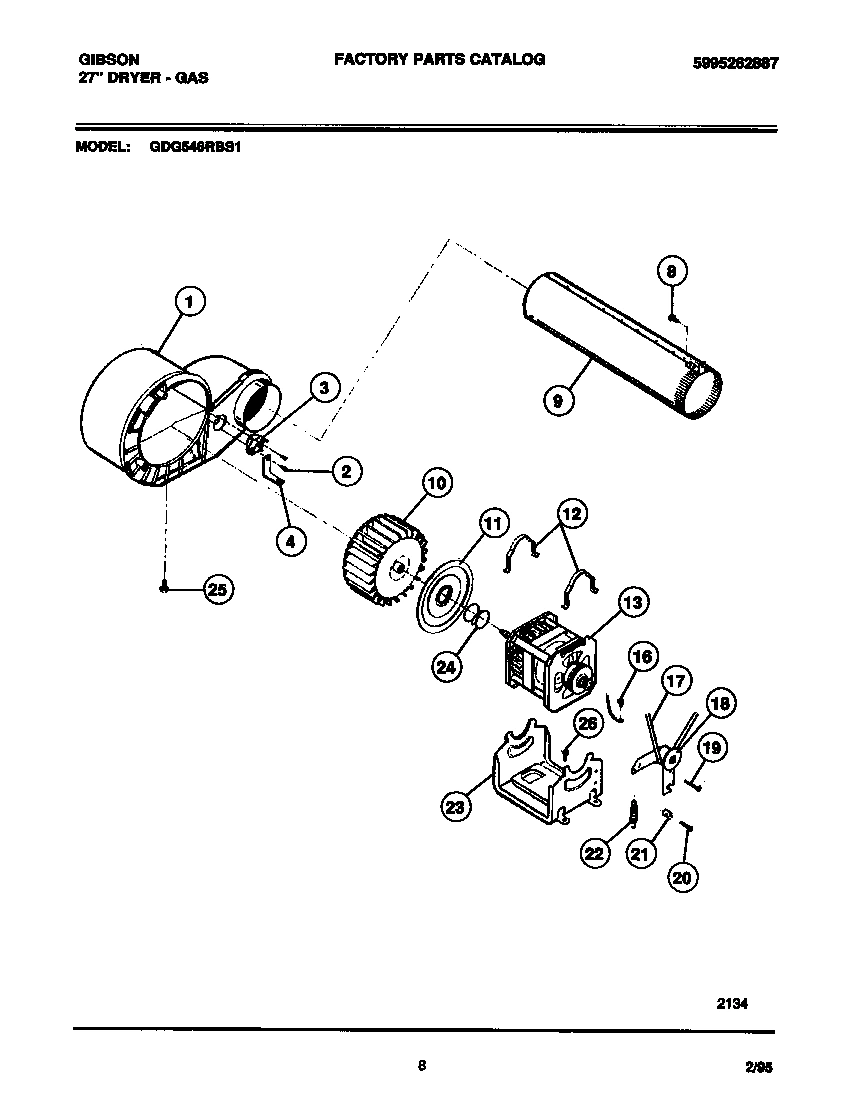 05 - MOTOR, FAN HSG., EXHAUST DUCT