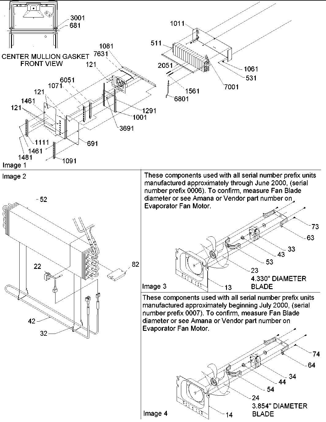 05 - Evaporator & Evaporator Fan Motor Assy