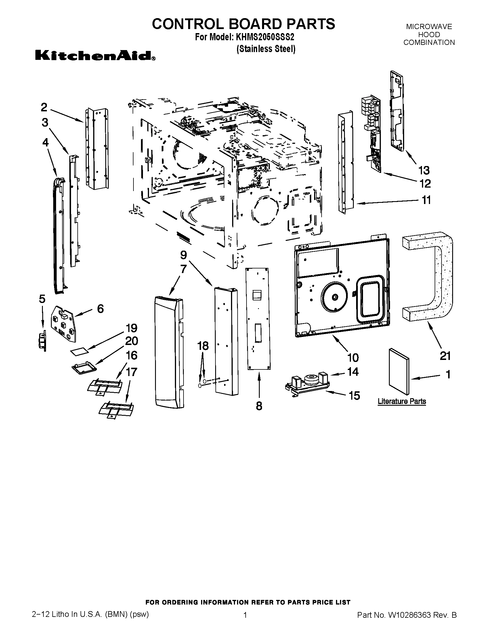 01 - CONTROL BOARD PARTS