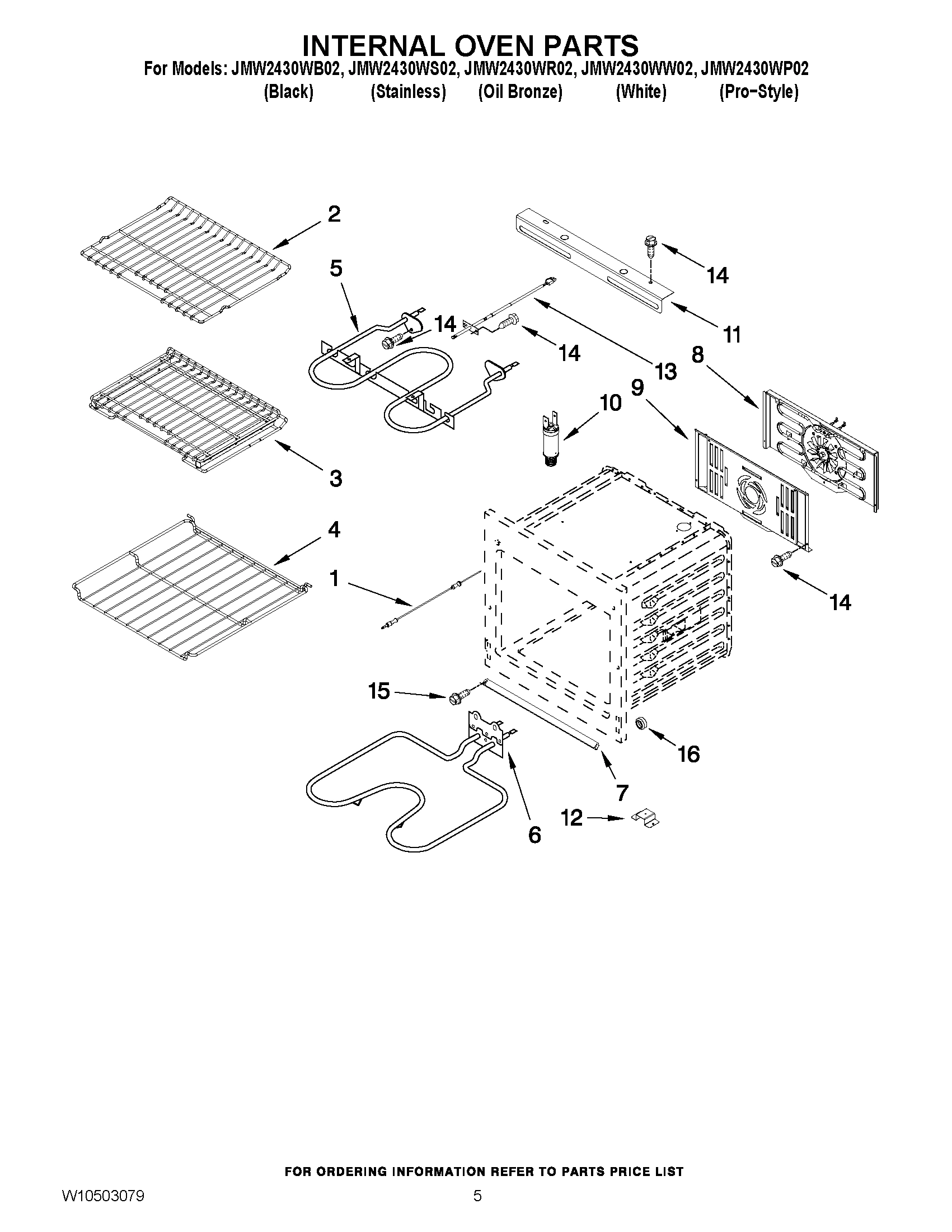 03 - INTERNAL OVEN PARTS