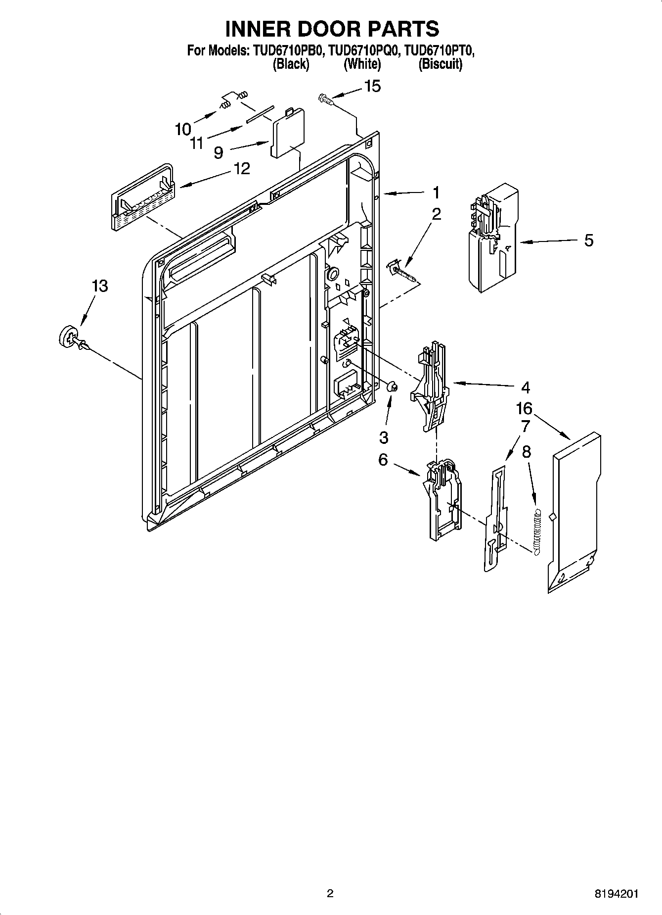 02 - INNER DOOR PARTS