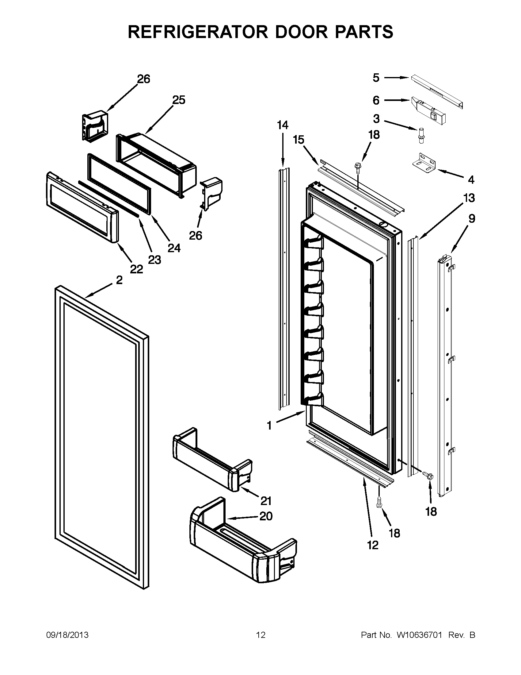 07 - REFRIGERATOR DOOR PARTS