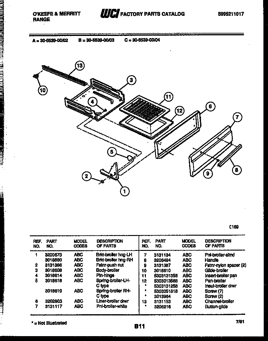 04 - BROILER DRAWER PARTS
