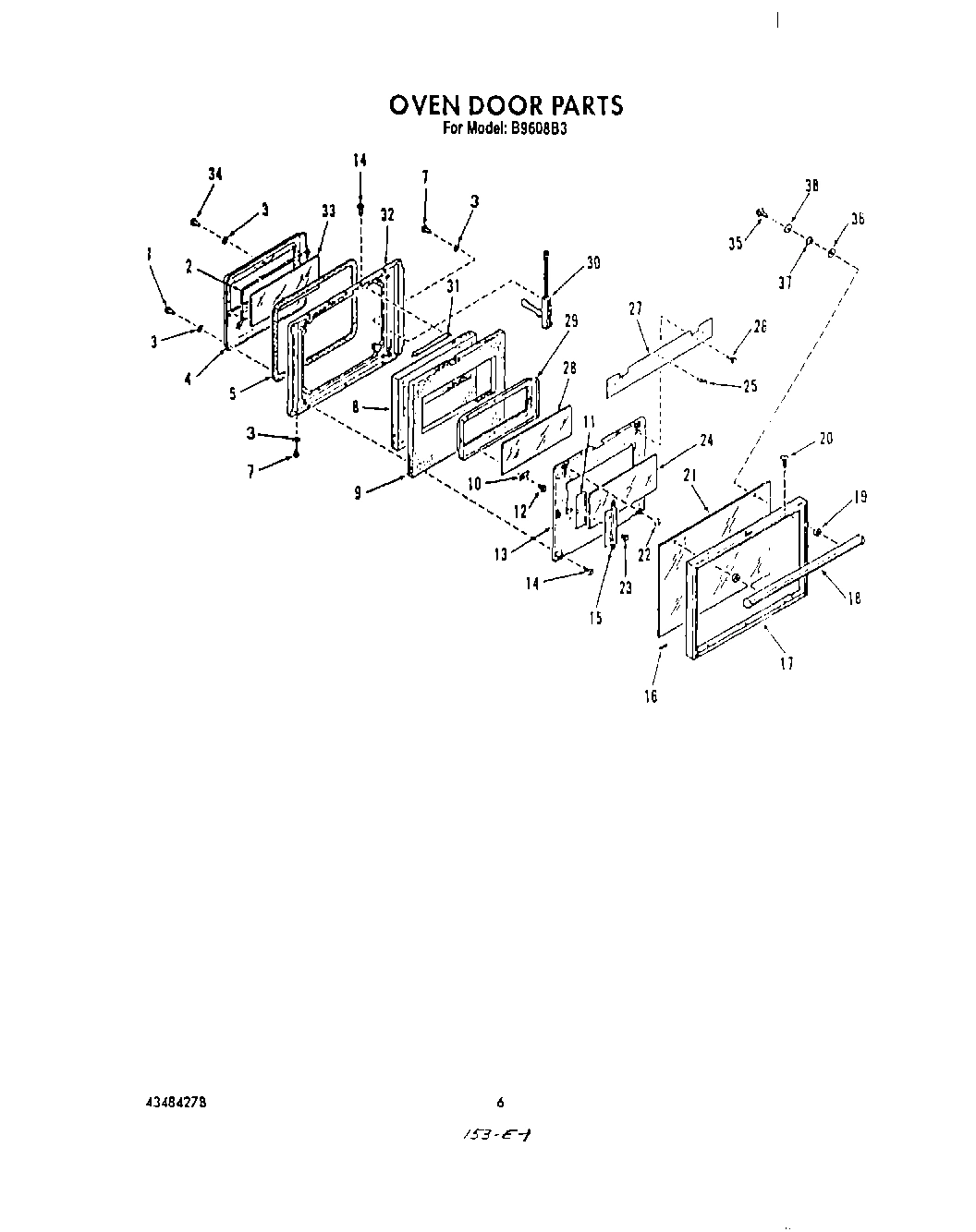 06 - OVEN DOOR , LIT/OPTIONAL