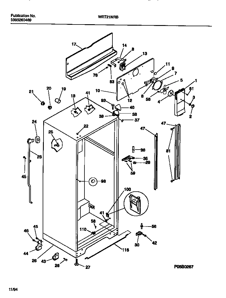 03 - CABINET W/ FAN ASSEMBLY