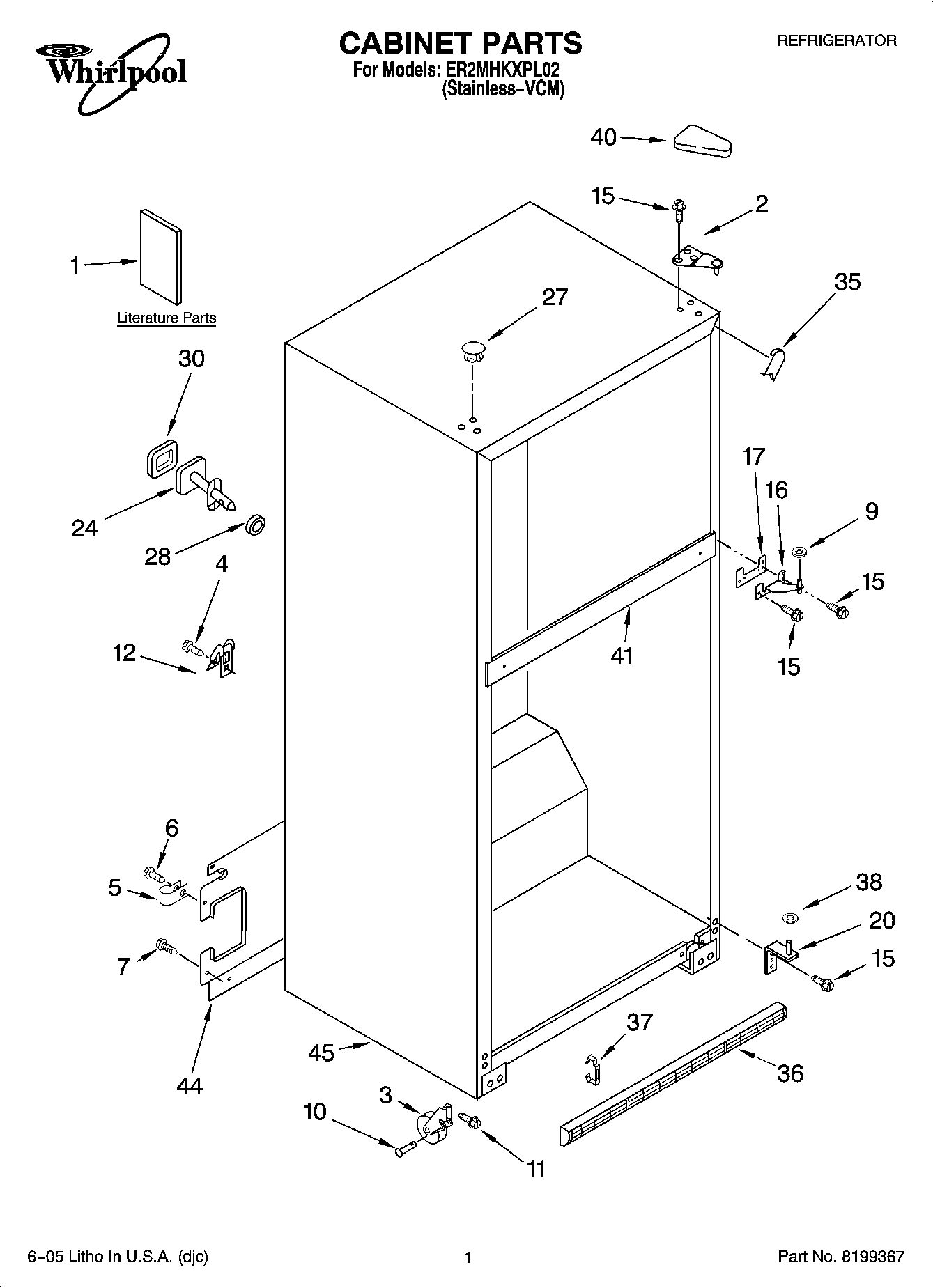 01 - CABINET PARTS