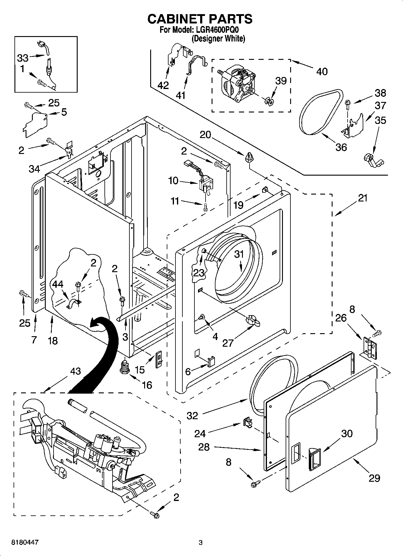 02 - CABINET PARTS