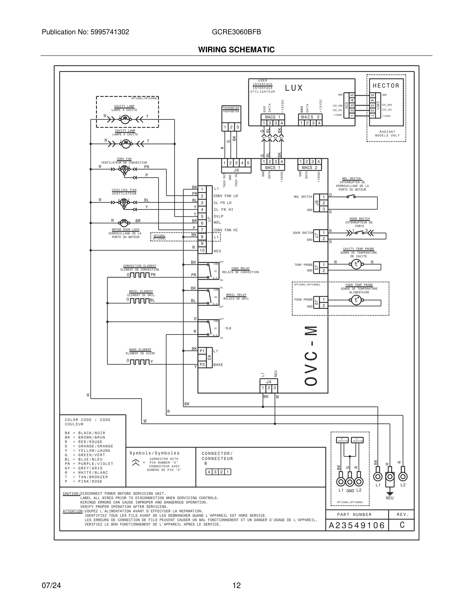 12 - WIRING SCHEMATIC