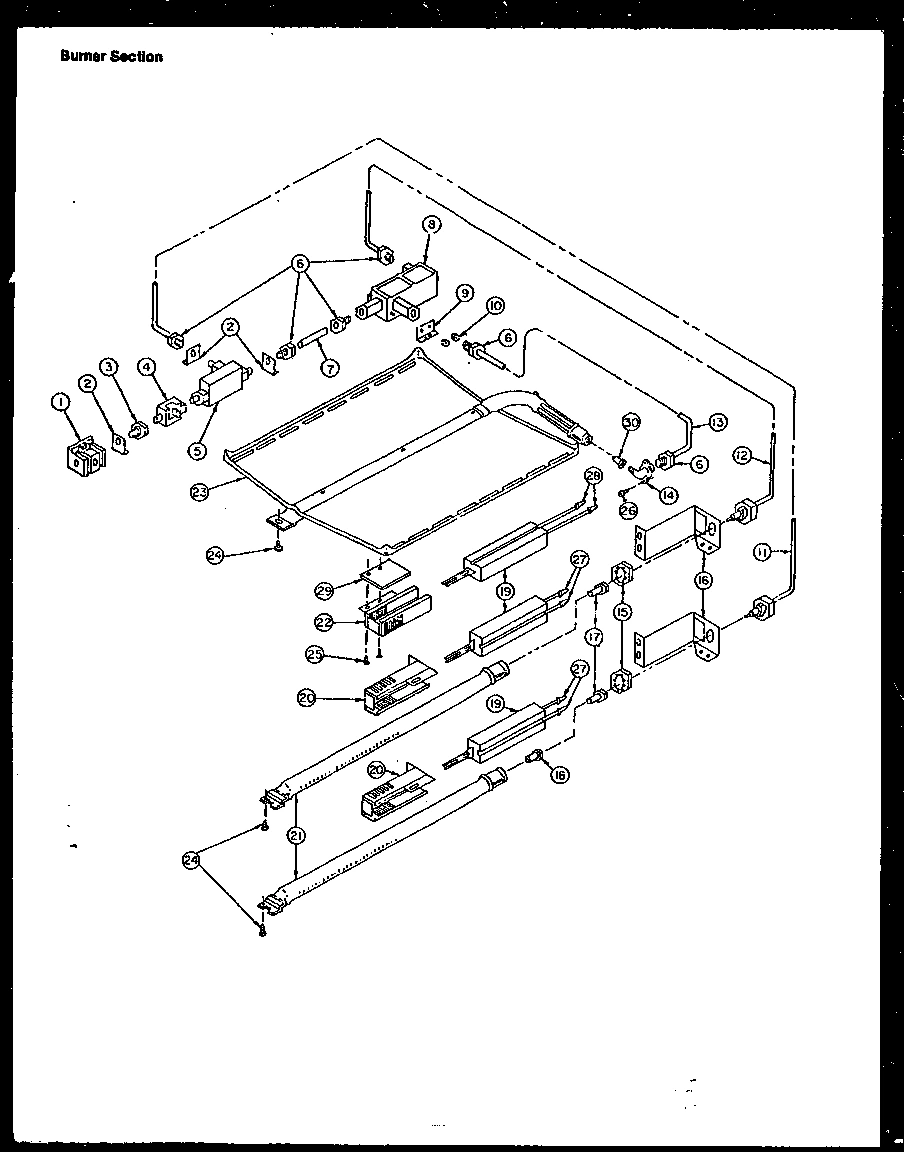 01 - BURNER SECTION