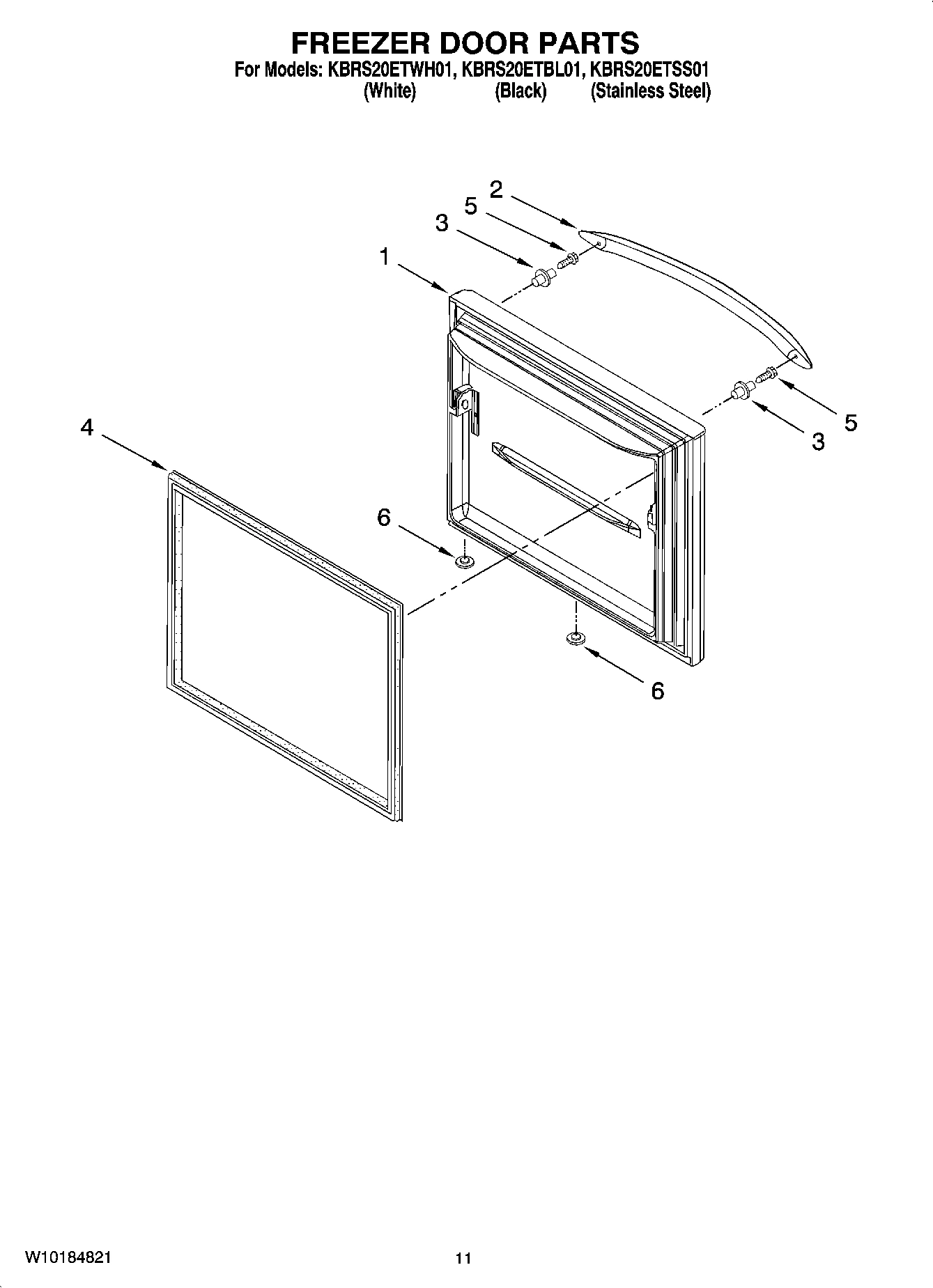 06 - FREEZER DOOR PARTS