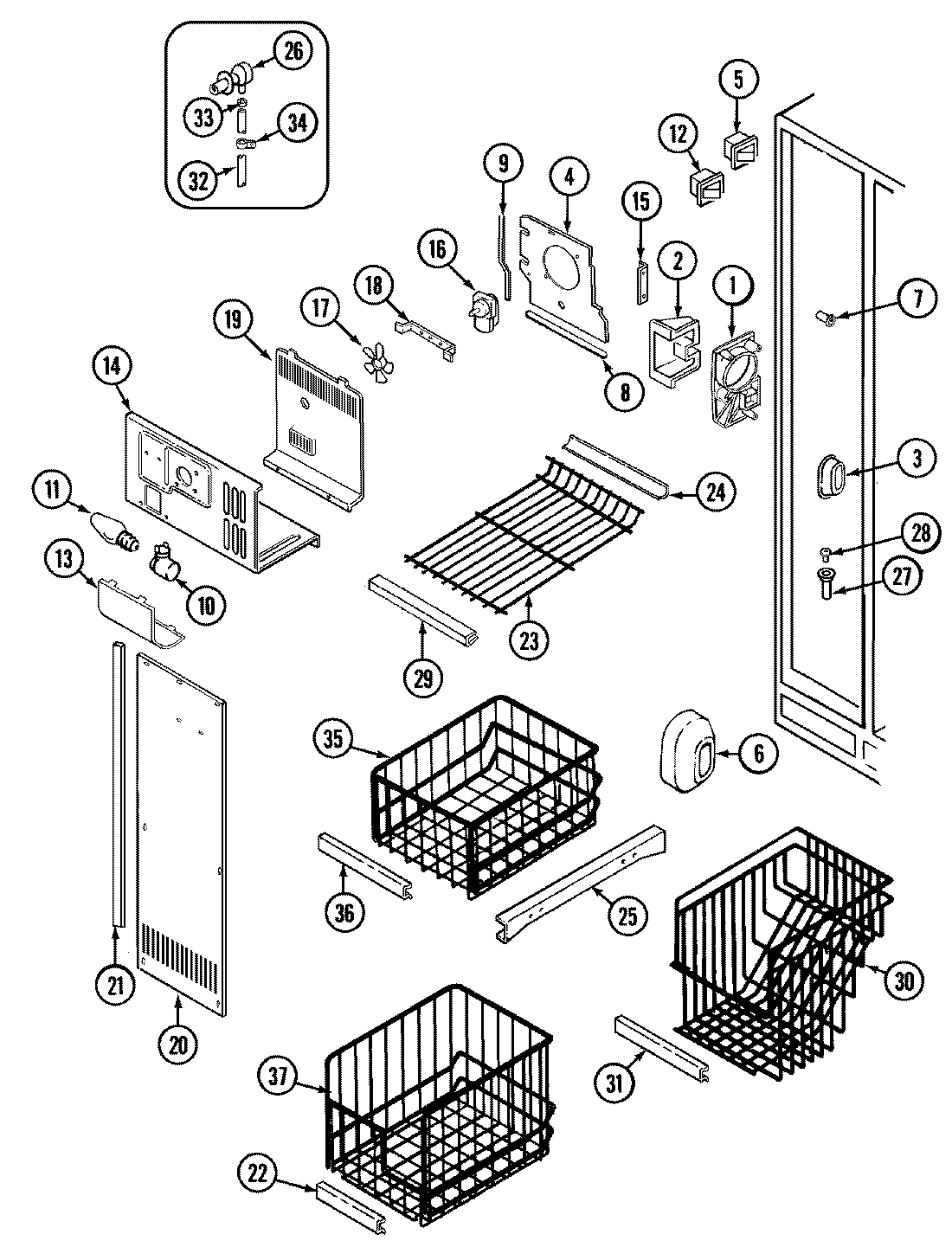 01 - FREEZER COMPARTMENT