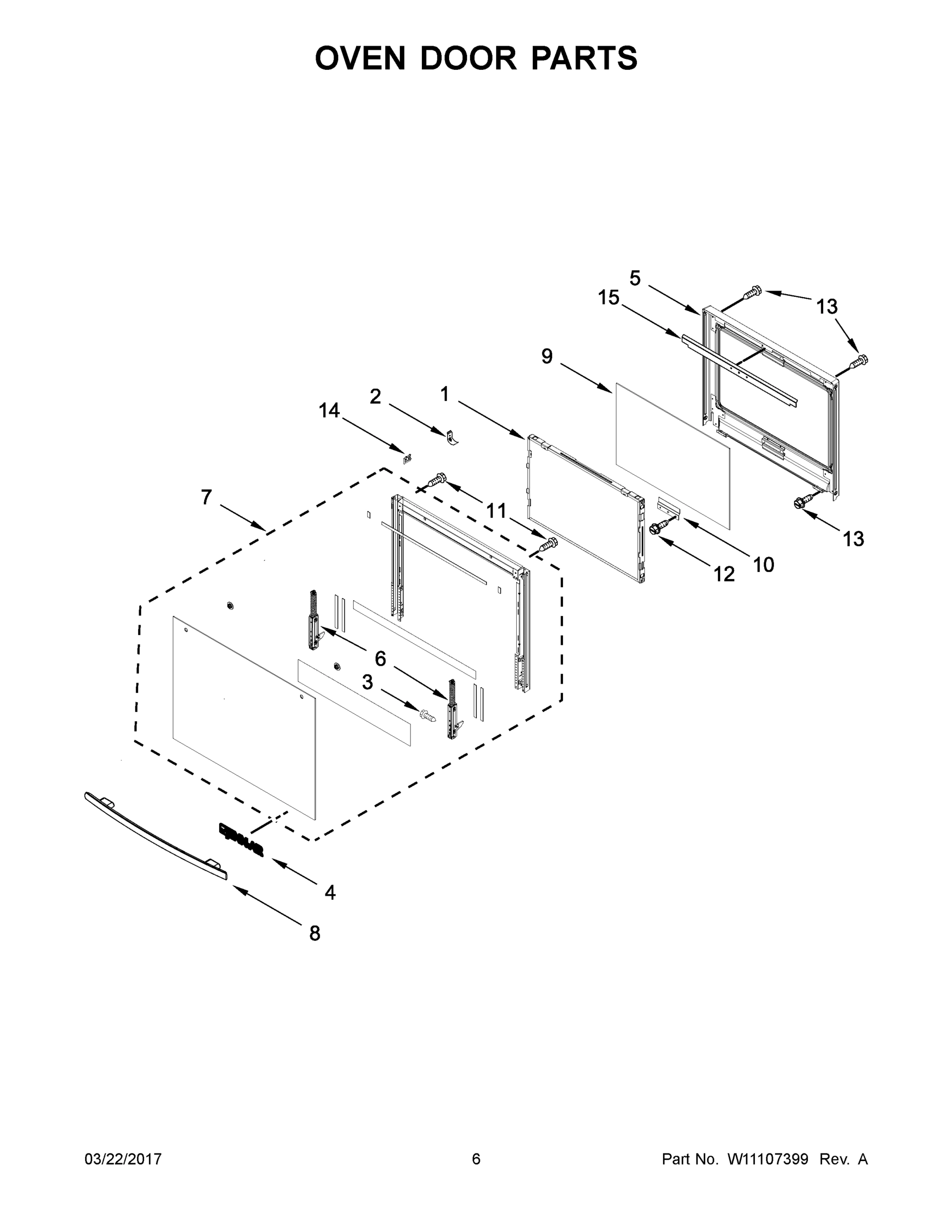 04 - OVEN DOOR PARTS