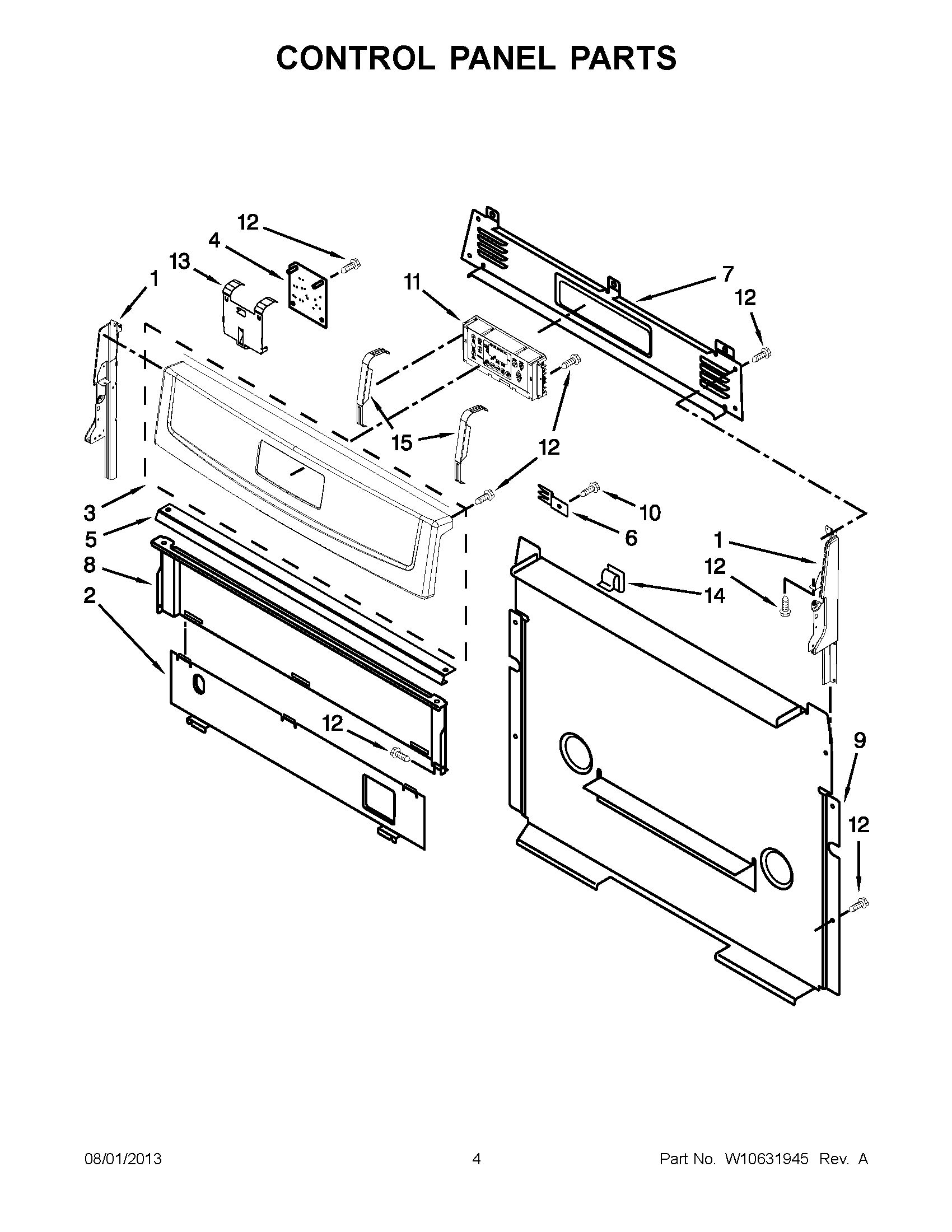 02 - CONTROL PANEL PARTS