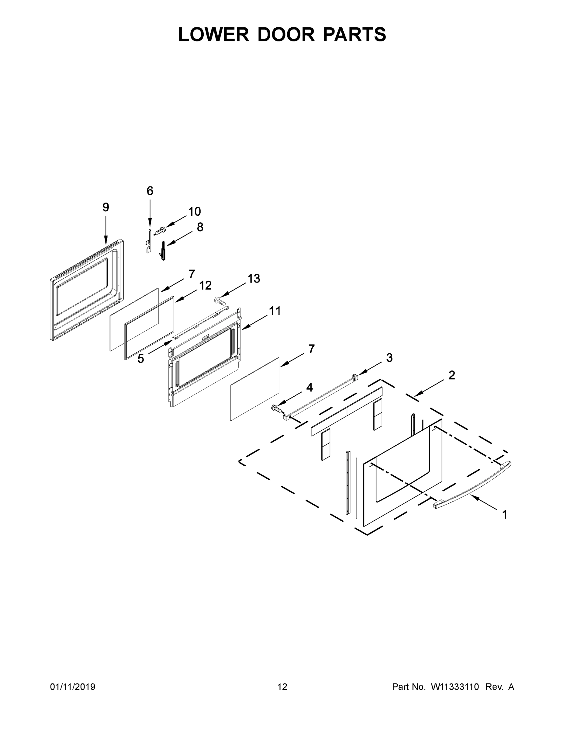 07 - LOWER DOOR PARTS