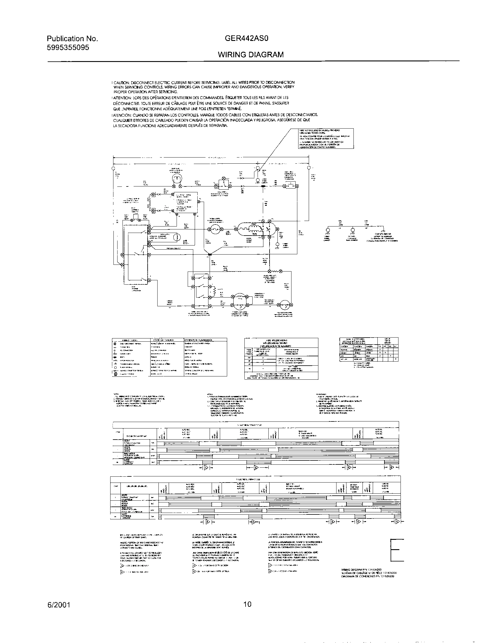 10 - 131826200 WIRING DIAGRAM