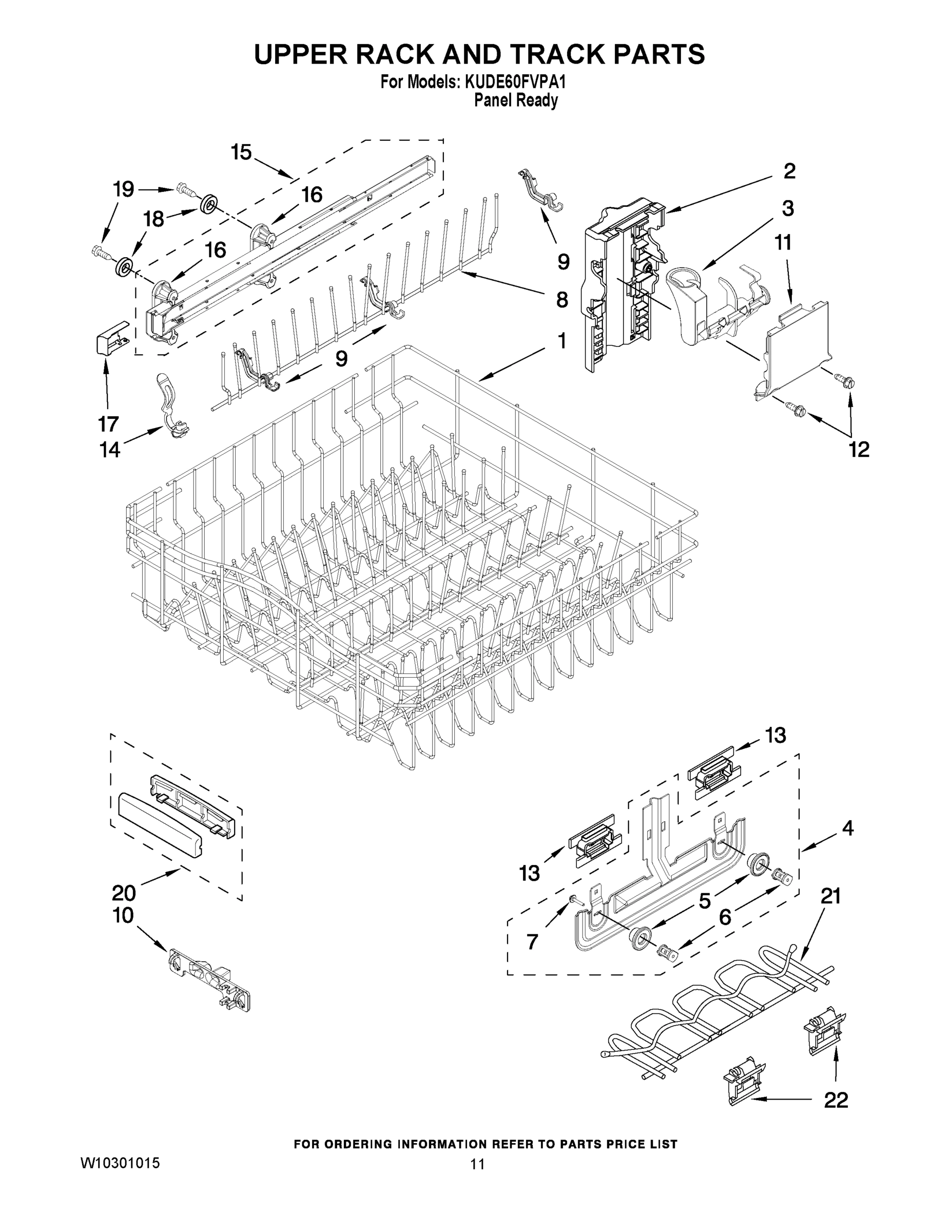 09 - UPPER RACK AND TRACK PARTS