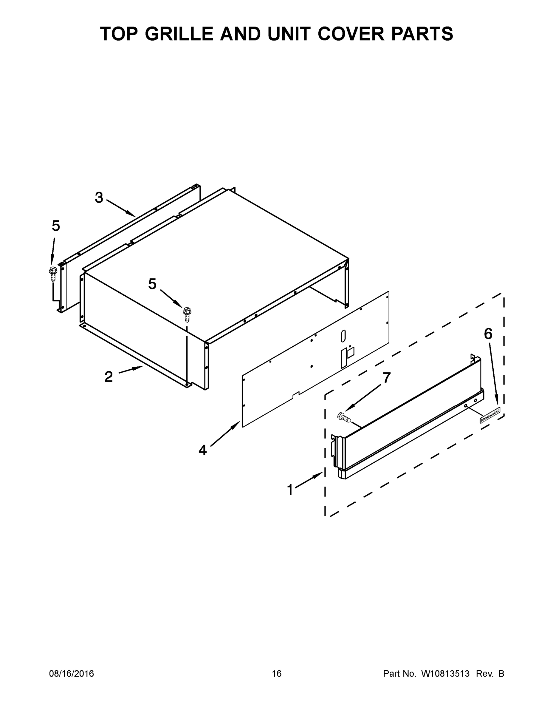 09 - TOP GRILLE AND UNIT COVER PARTS