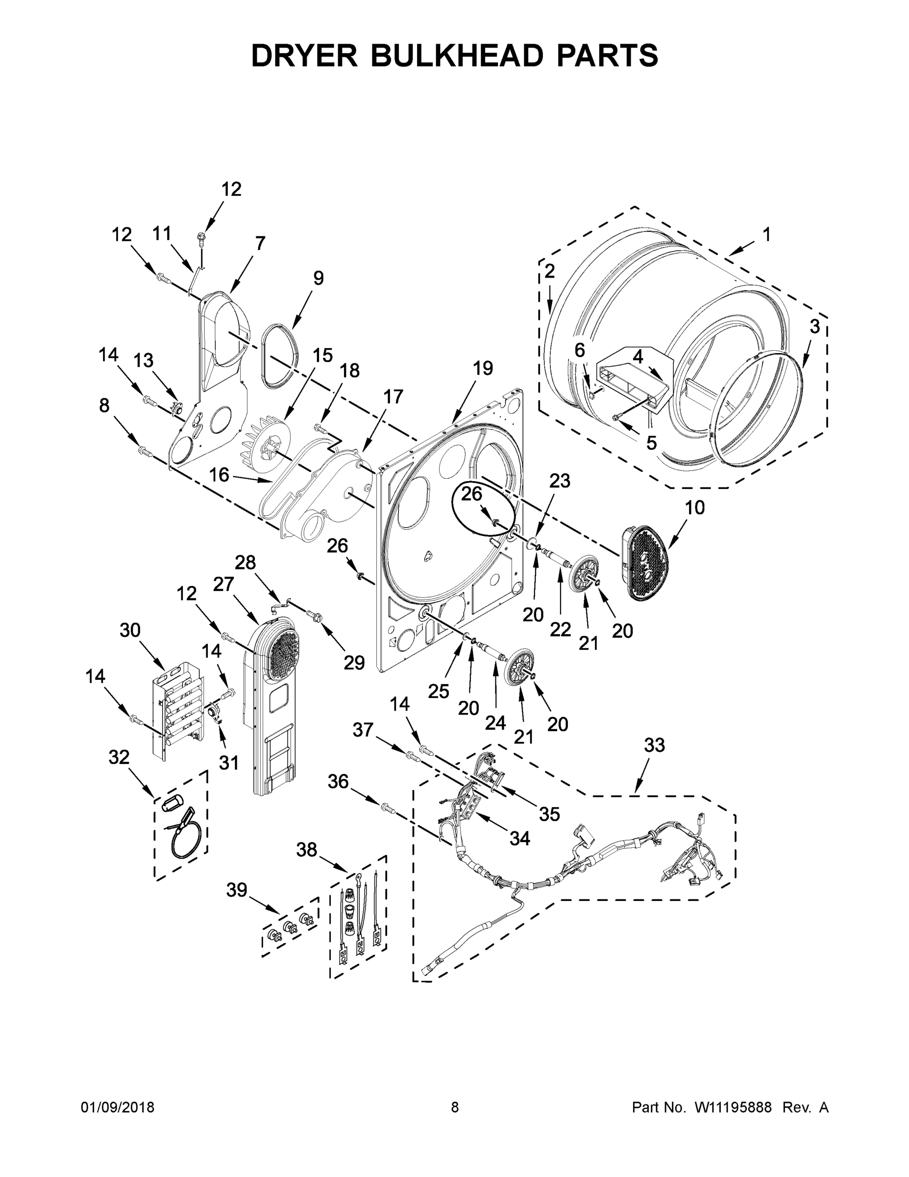 05 - DRYER BULKHEAD PARTS