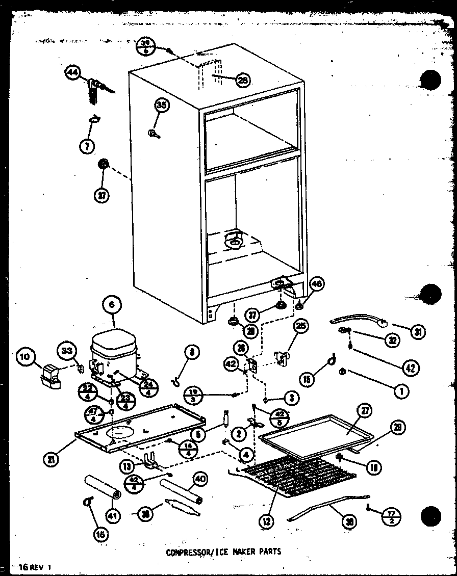 02 - COMPRESSOR/ICE MAKER PARTS