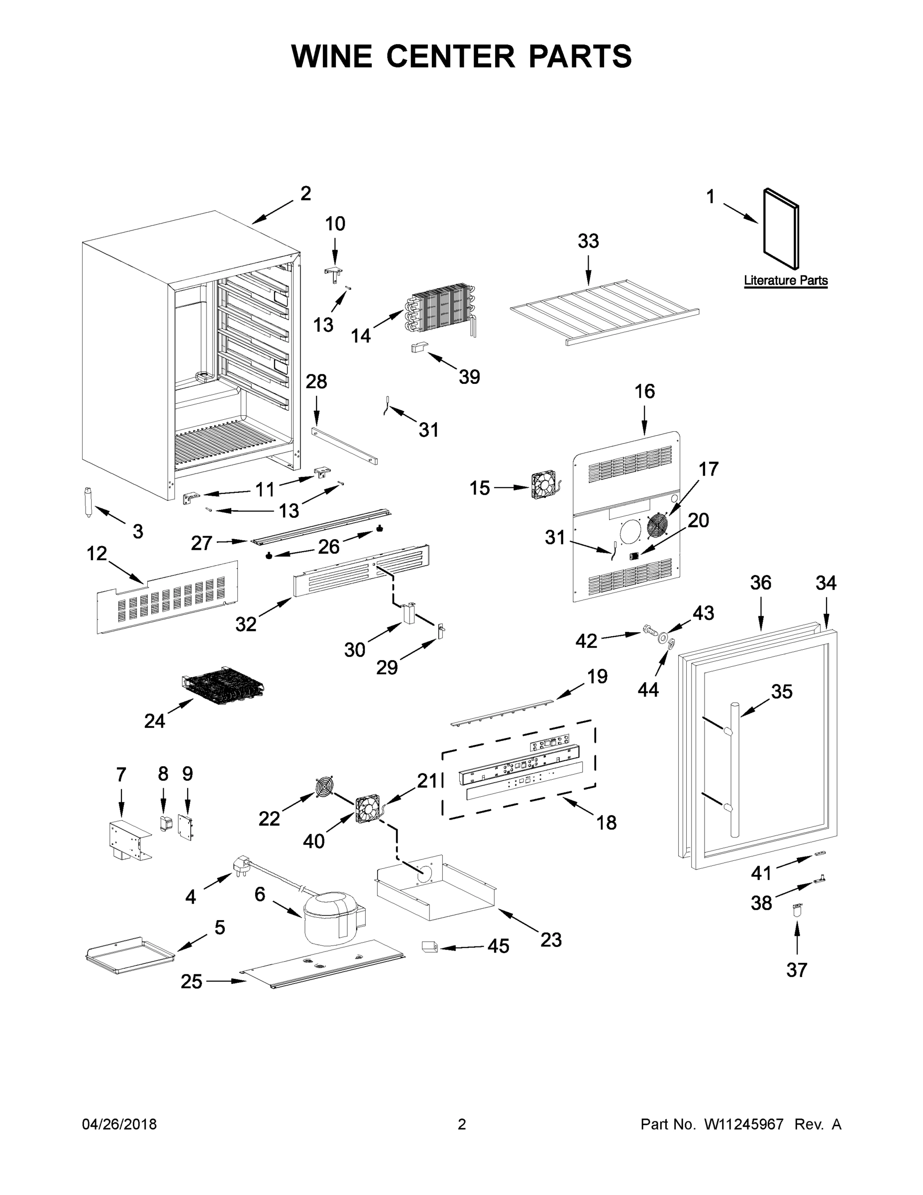 02 - WINE CENTER PARTS