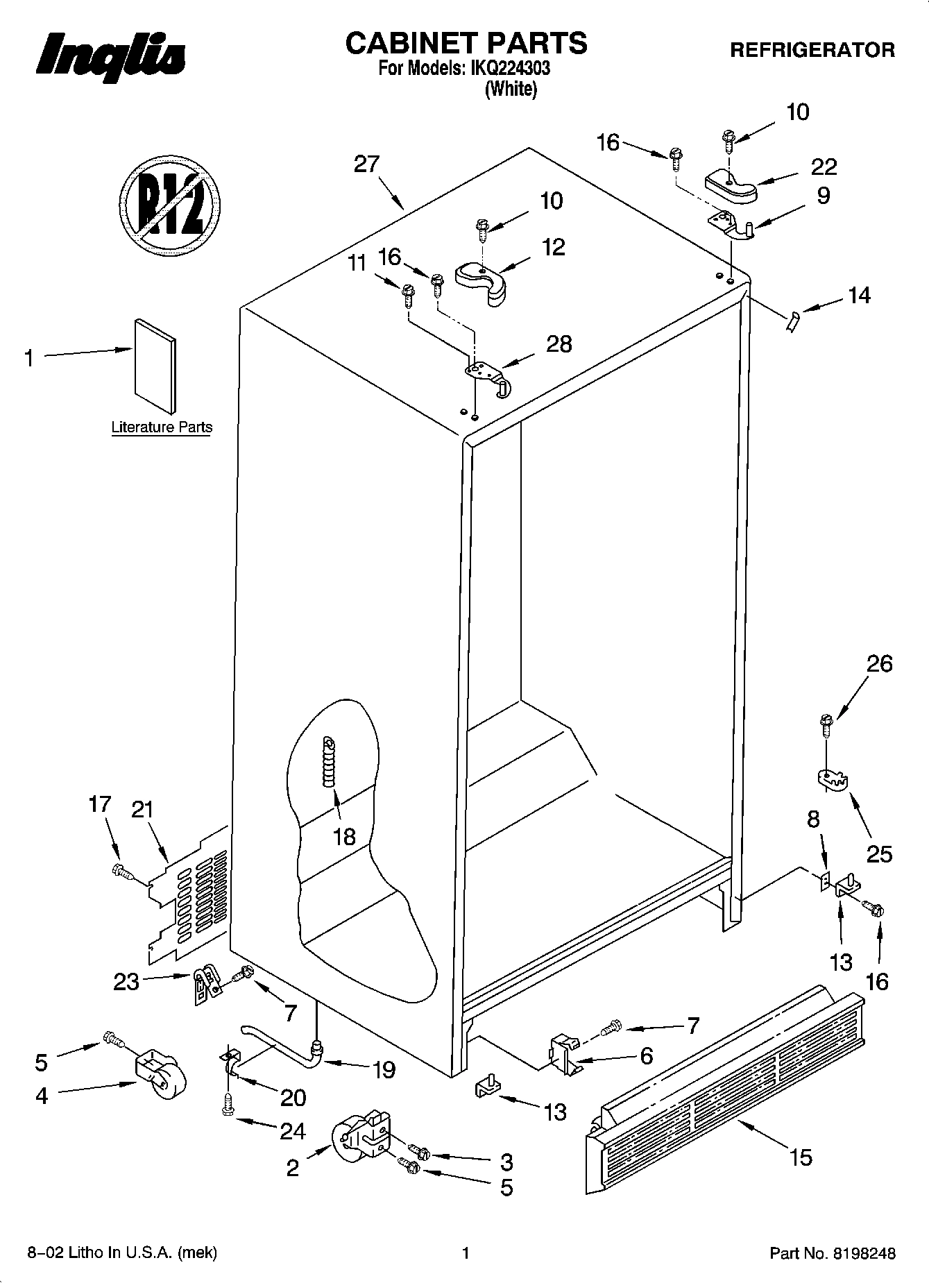 01 - CABINET PARTS