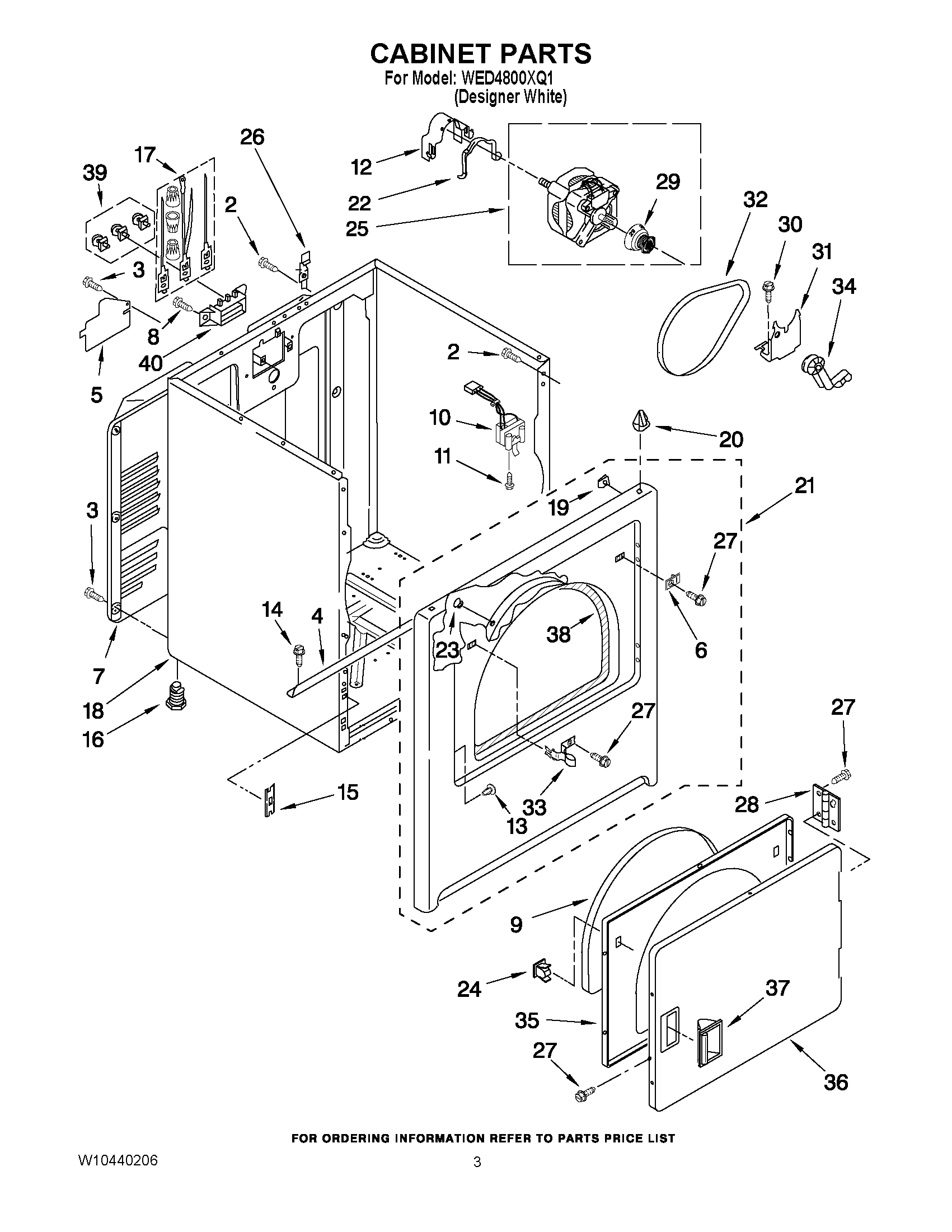 02 - CABINET PARTS