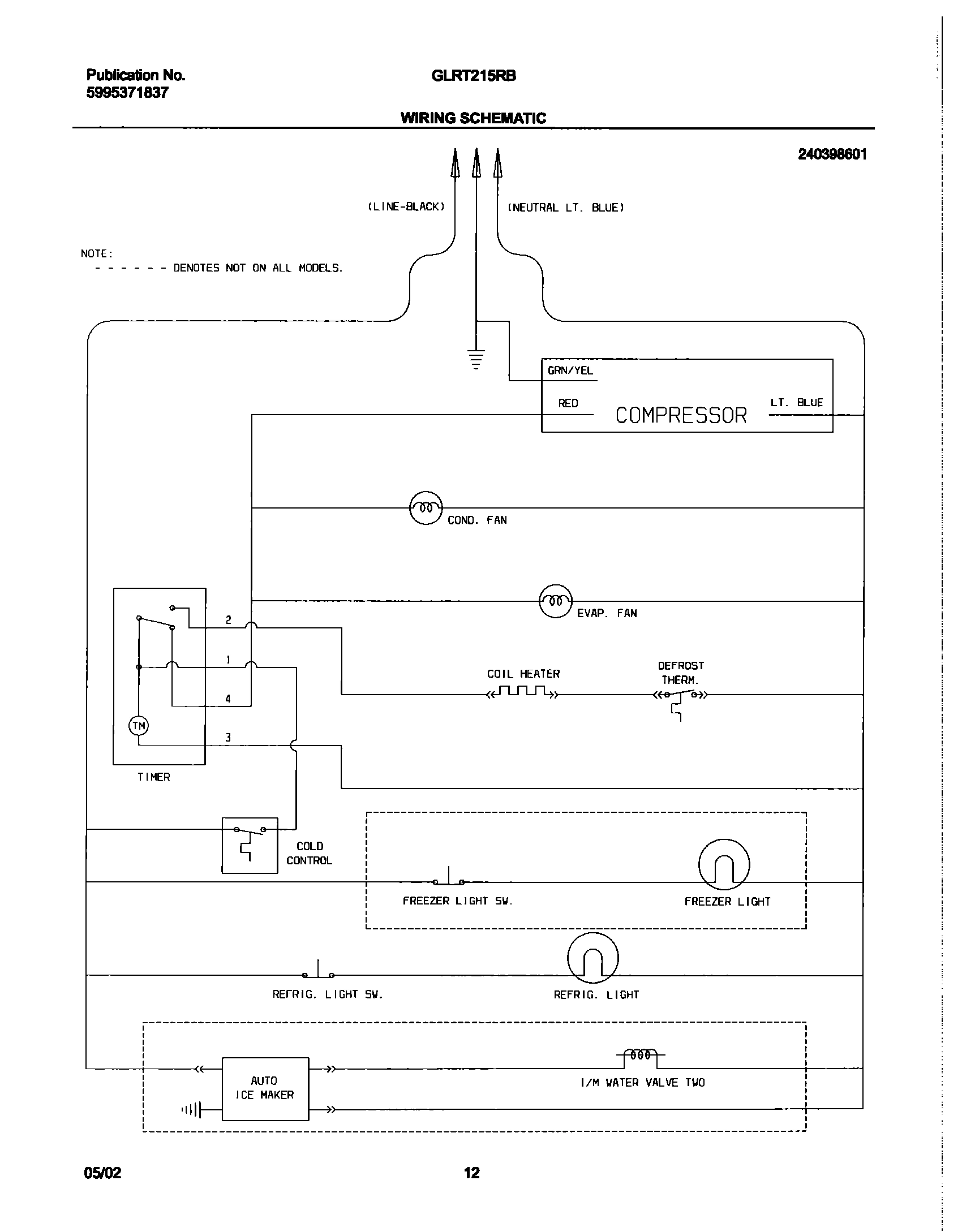 12 - WIRING SCHEMATIC