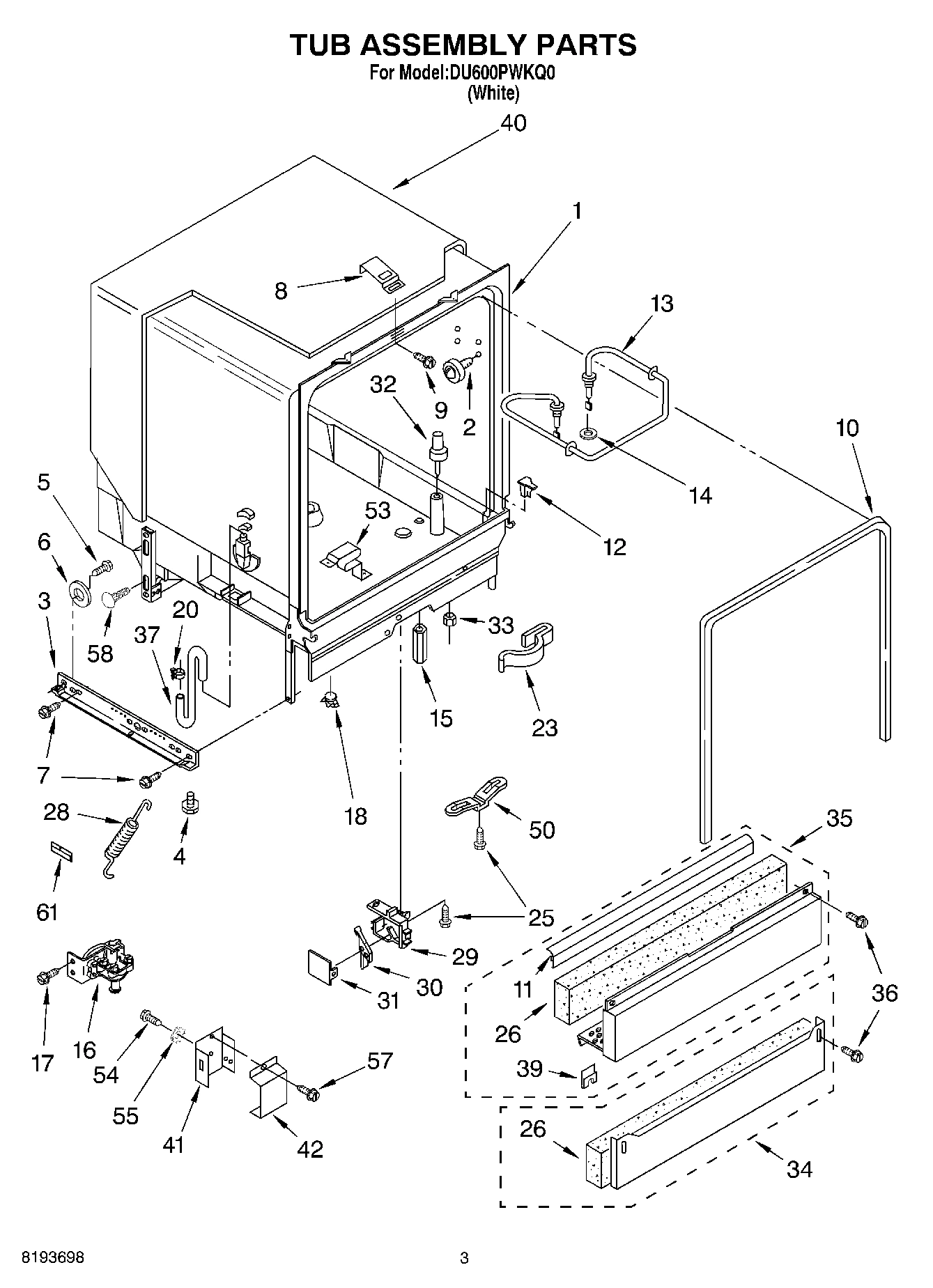 03 - TUB ASSEMBLY