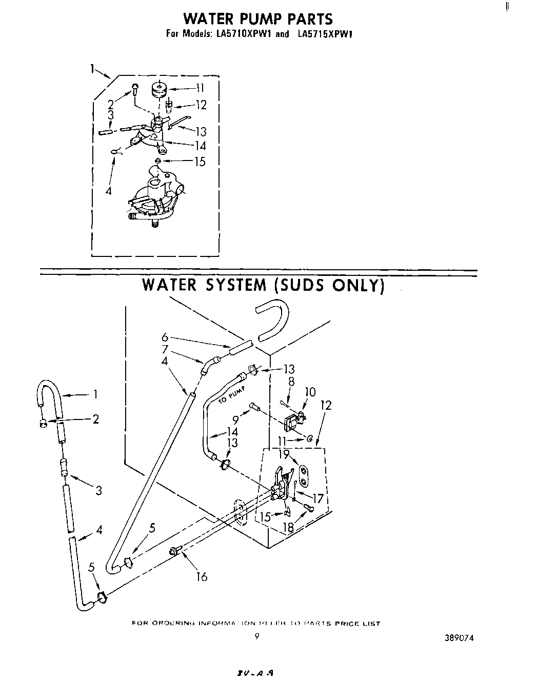06 - WATER PUMP , WATER SYSTEM (SUDS ONLY)