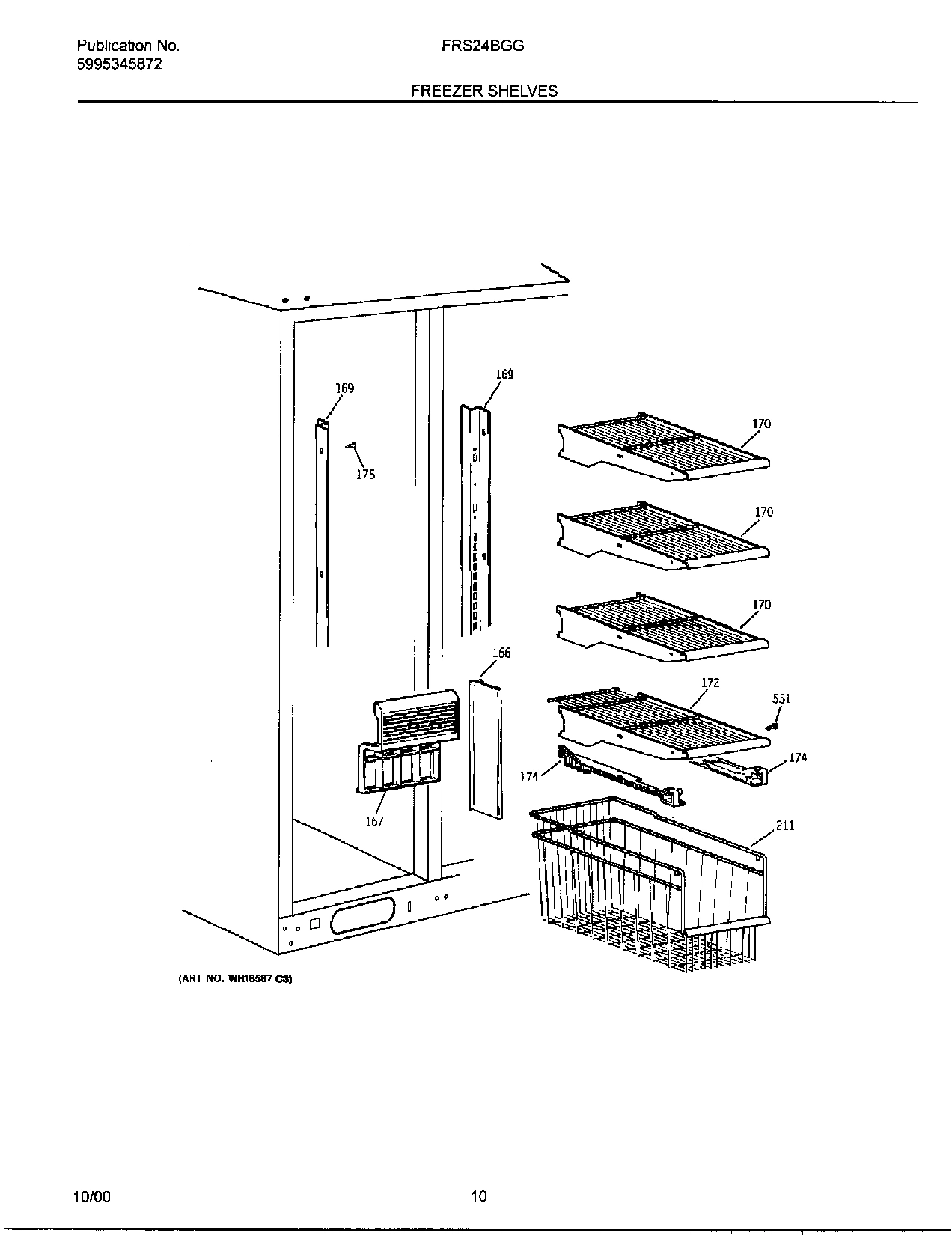 10 - FREEZER SHELVES