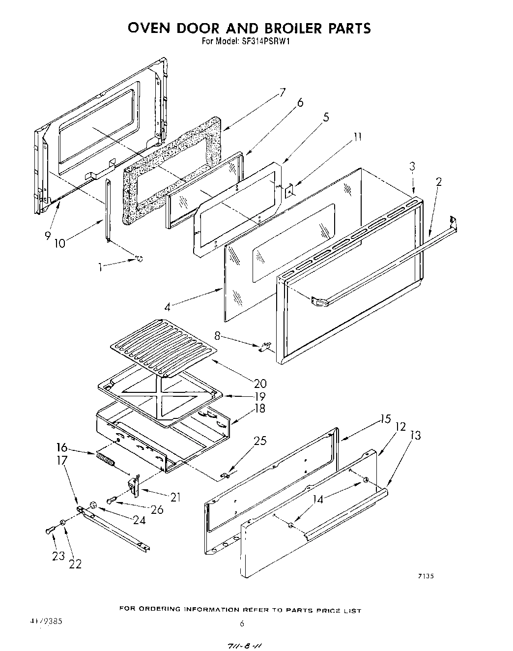 05 - OVEN DOOR AND BROILER
