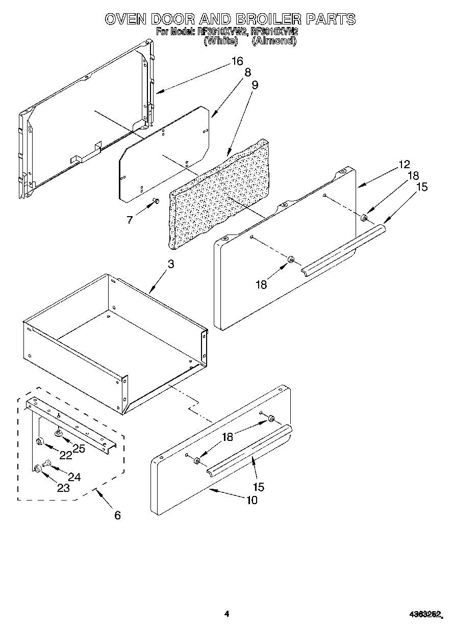 03 - OVEN DOOR AND BOILER
