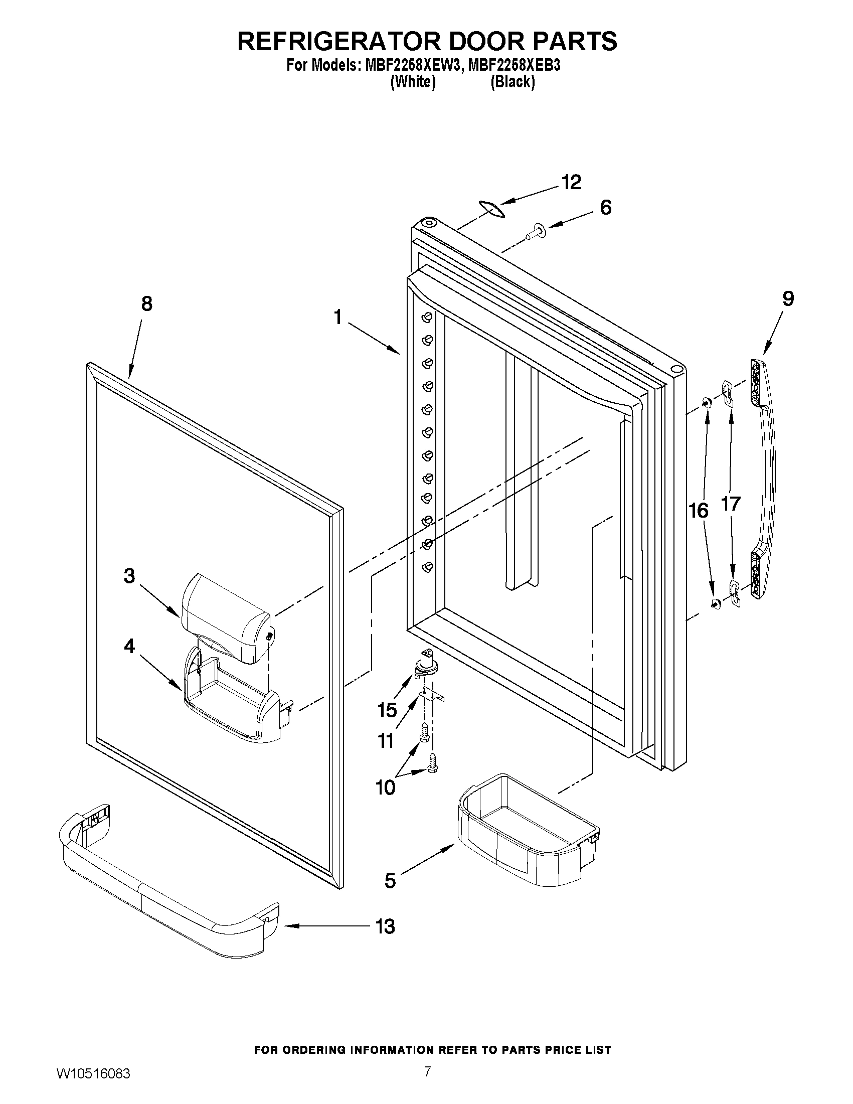 05 - REFRIGERATOR DOOR PARTS