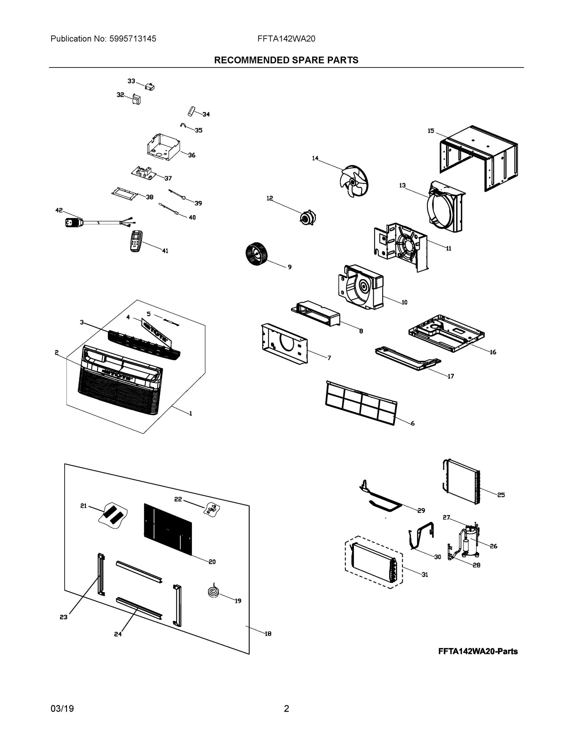 02 - RECOMMENDED SPARE PARTS