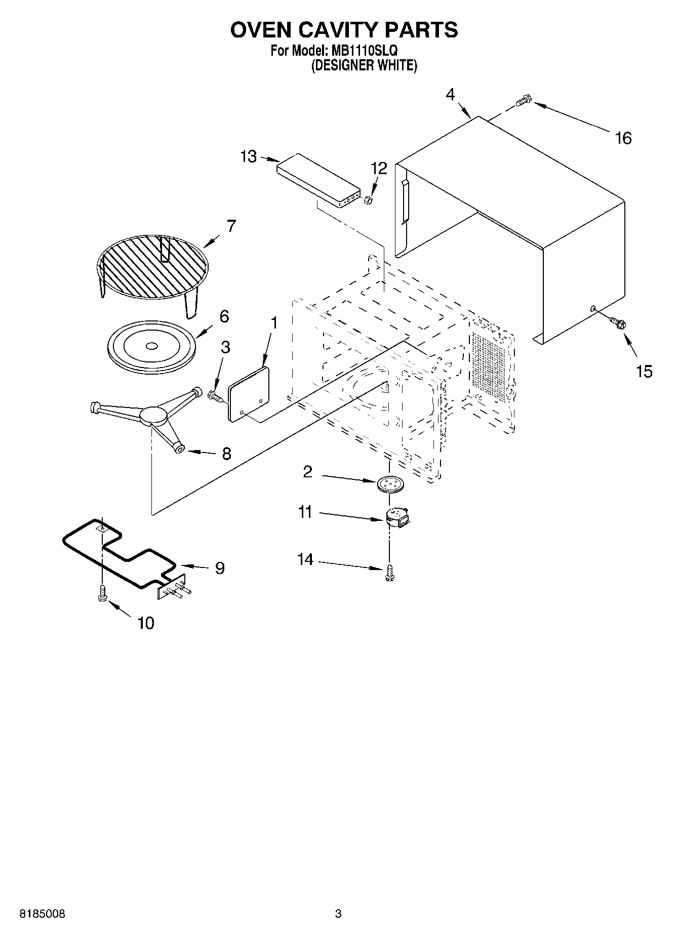 03 - OVEN CAVITY PARTS