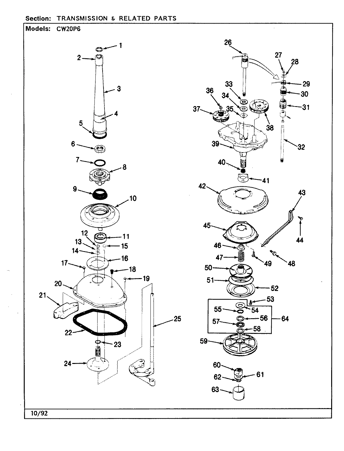 08 - TRANSMISSION & RELATED PARTS (REV. J-N)