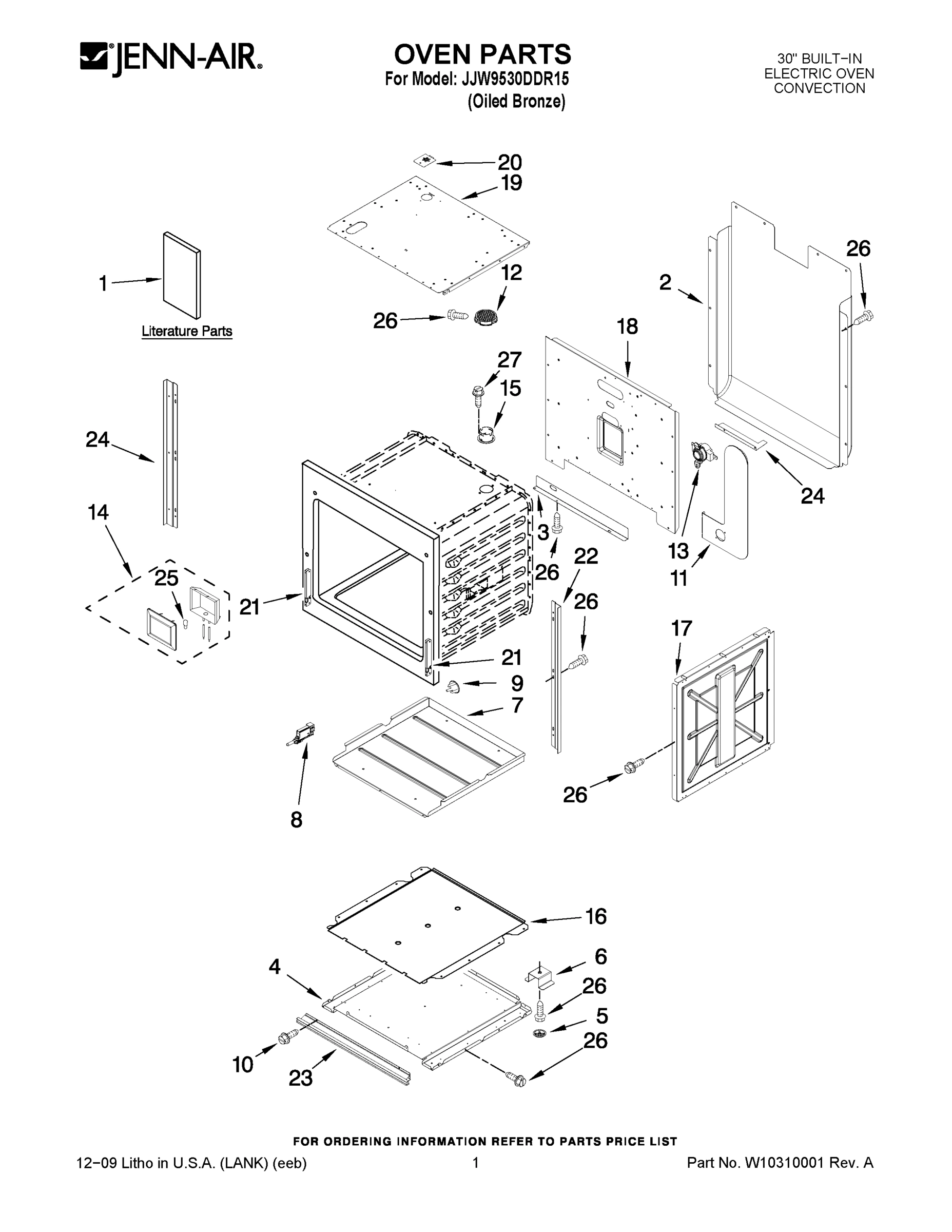 01 - OVEN PARTS